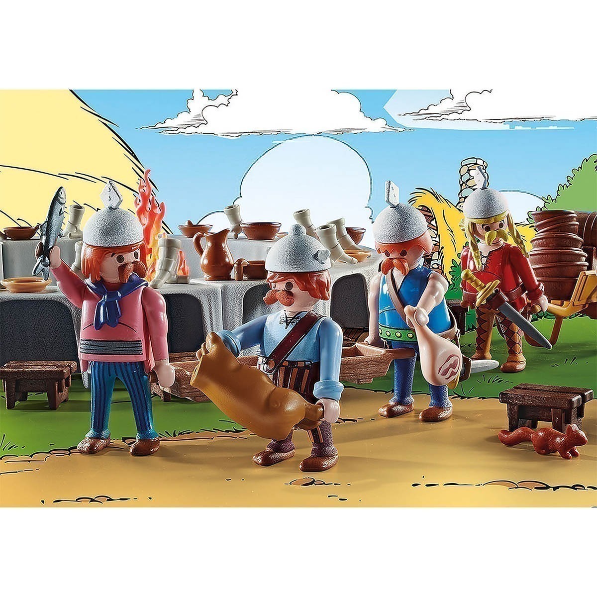 Playmobil - Grande Festival da Aldeia - Asterix - 70931