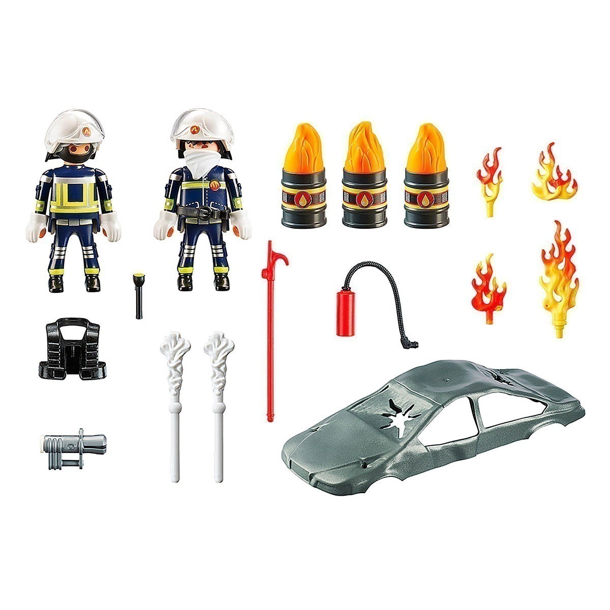 Playmobil - Exercício De Incêndio Starter Pack - City Action - 70907