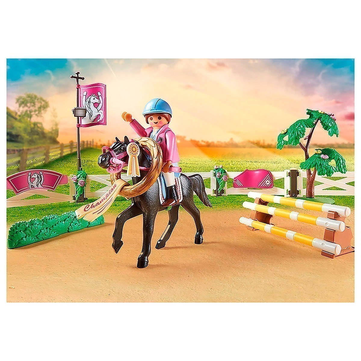 Playmobil - Toneio De Equitação - Country - 70996