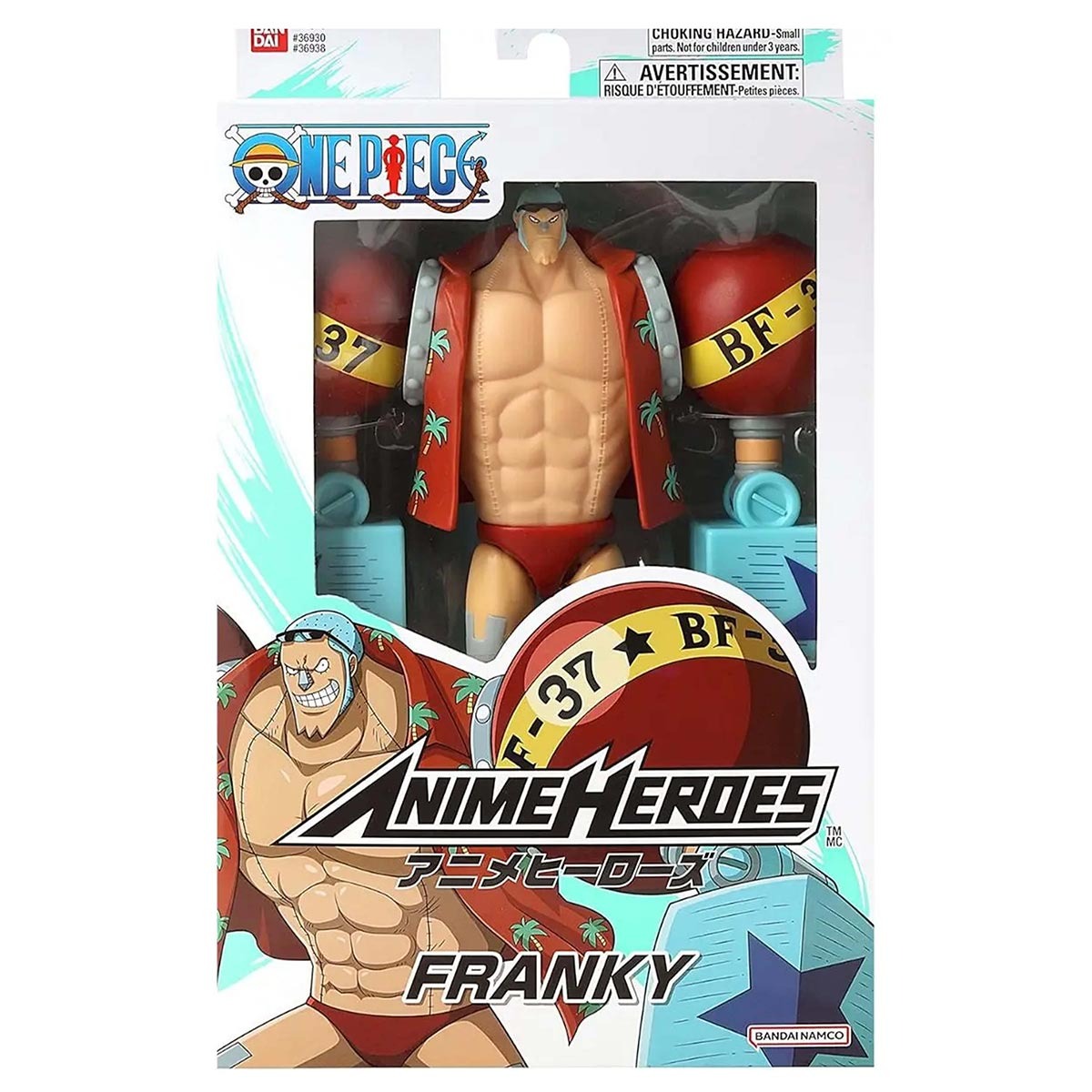 Boneco Franky de 16cm com Acessórios - One Piece