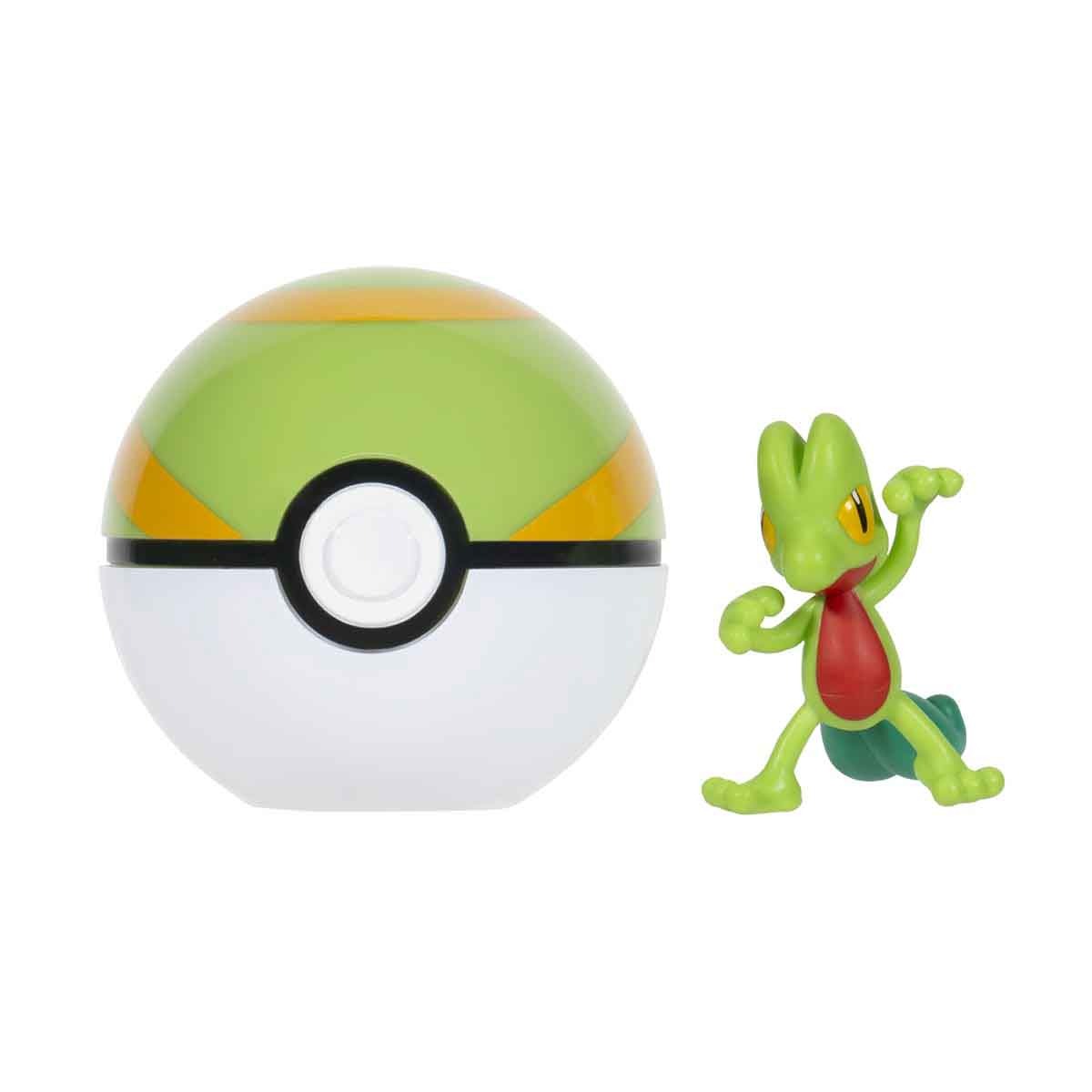 Boneco Treecko Com Nest Ball - Pokémon Boneco Treecko Com Nest Ball - Pokémon
