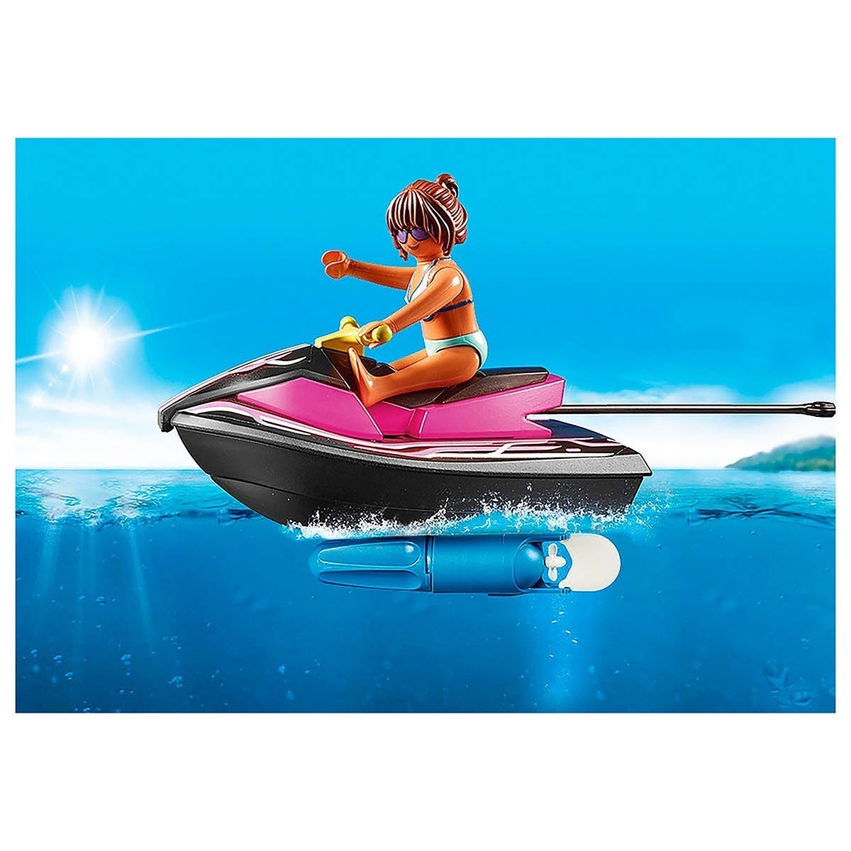 Playmobil - Jet Ski Com Banana Boat - Family Fun - 70906