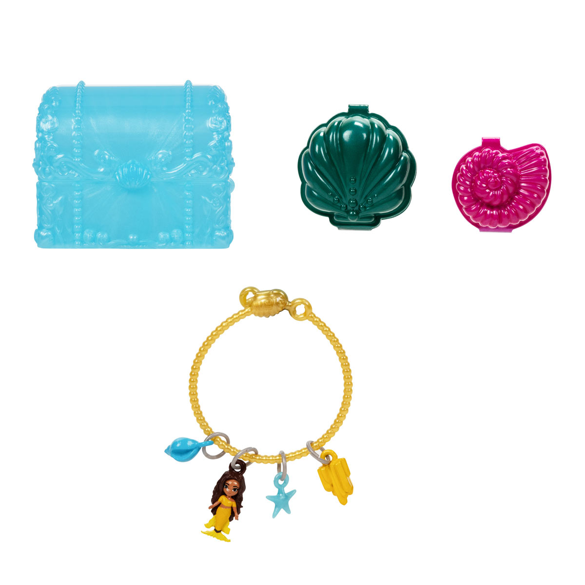 A Pequena Sereia - Caixinha Surpresa Da Ariel - Azul Claro