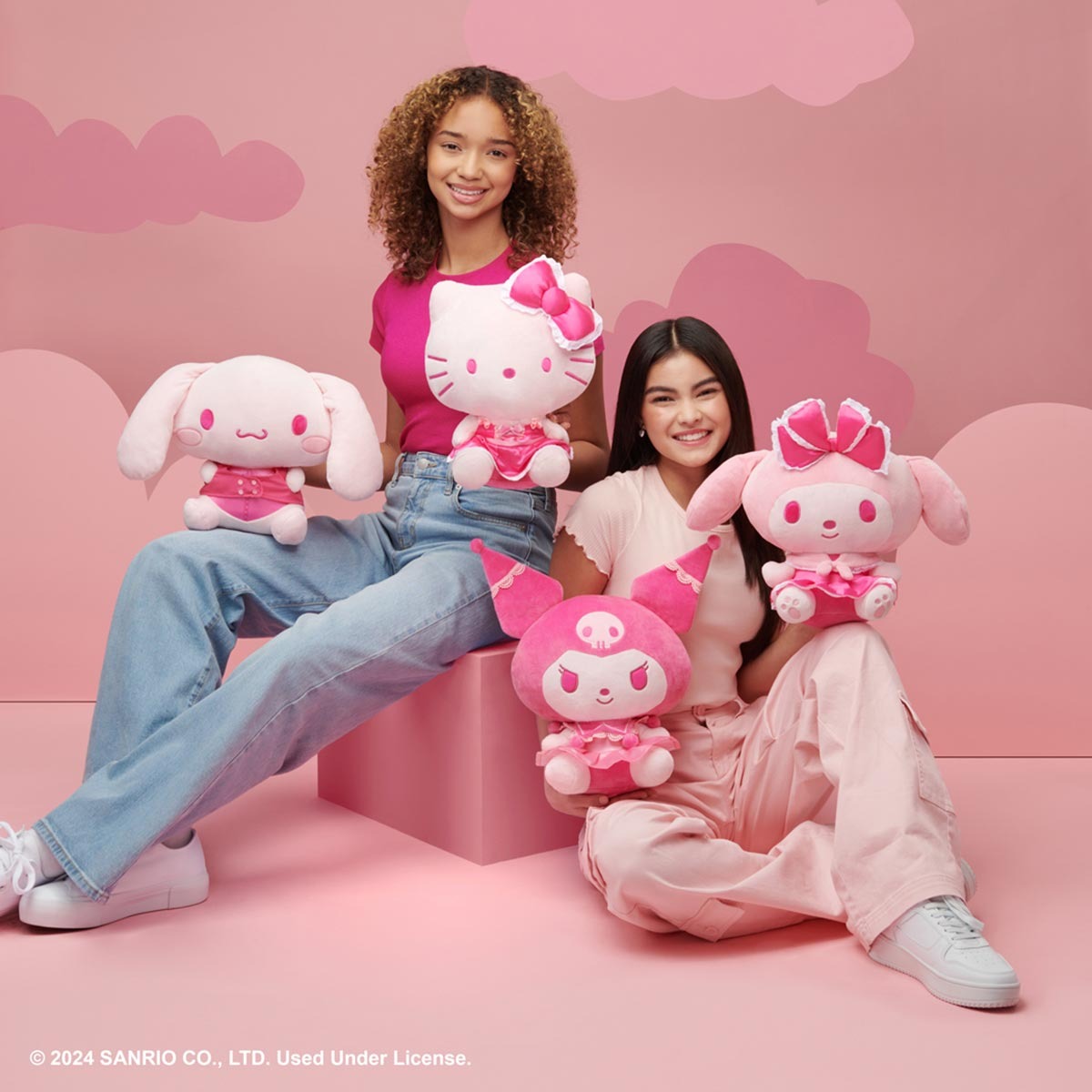 Hello Kitty - Pelucia 30cm Kuromi Rosa