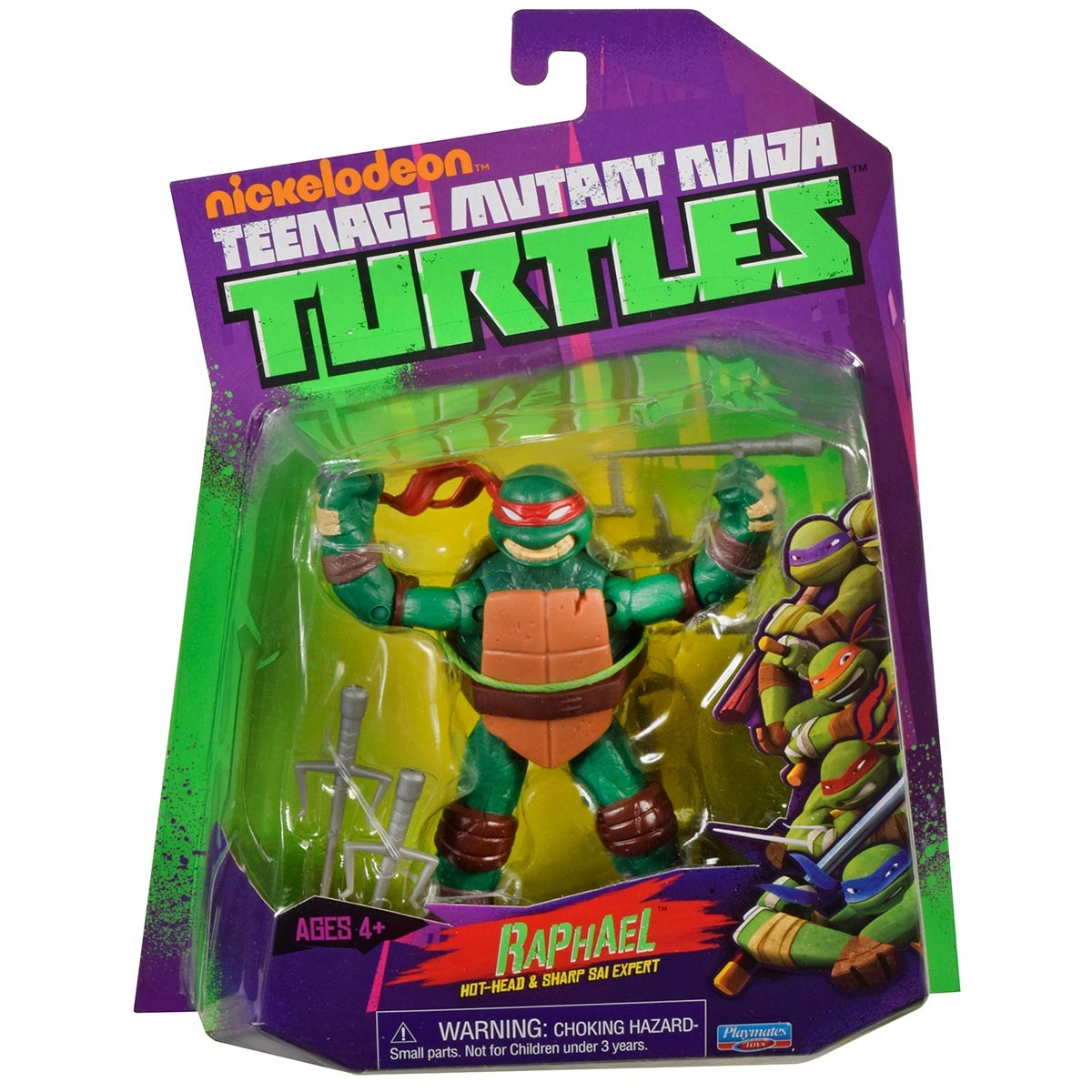 As Tartarugas Ninja - Boneco Classico Raphael Com Acessorios As Tartarugas Ninja - Boneco Classico Raphael Com Acessorios