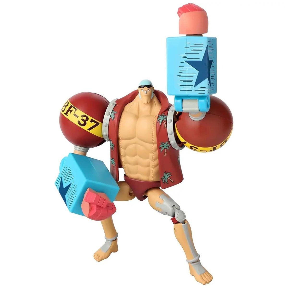 Boneco Franky de 16cm com Acessórios - One Piece