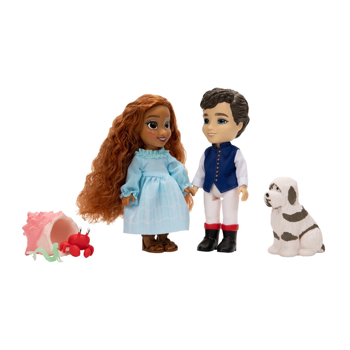 A Pequena Sereia - Set De Bonecas Com Ariel E Eric