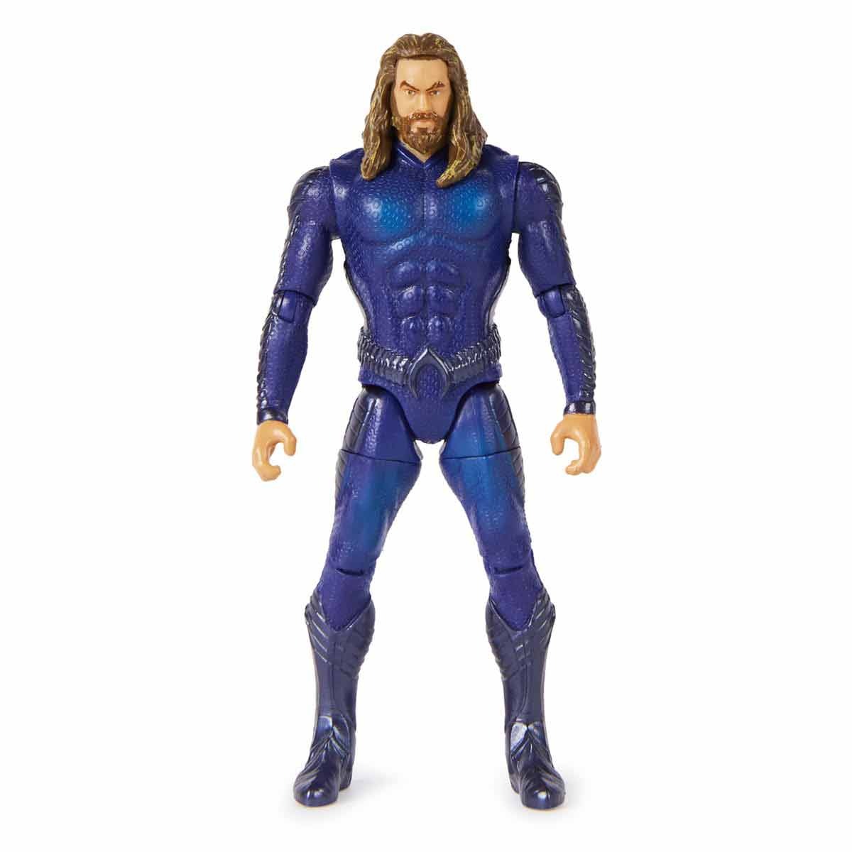 Boneco Aquaman Traje Furtivo 10Cm Com Acessórios - Filme Dc