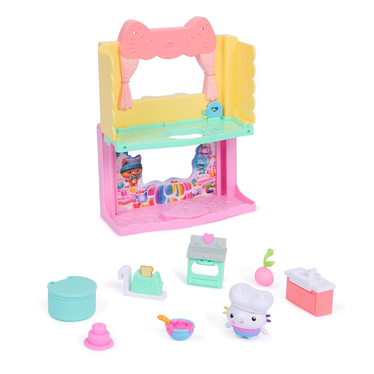 Playset Spa com Cakey Cat - Gabbys Dollhouse