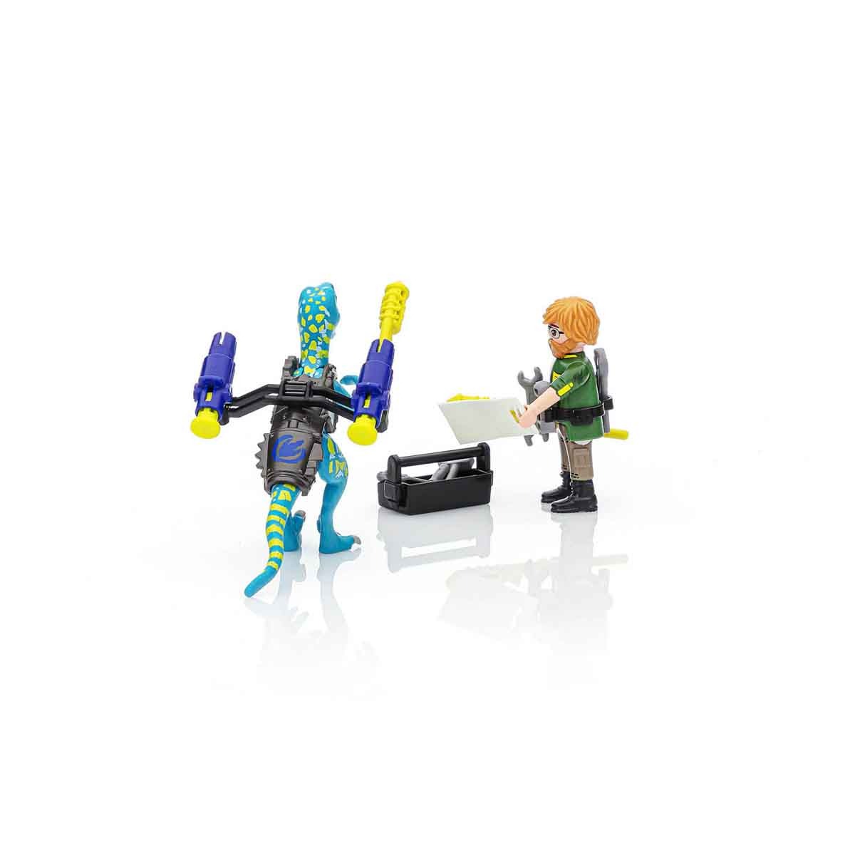 Playmobil - Deinonychus Pronto Para Batalha - Dino Rise - 70629