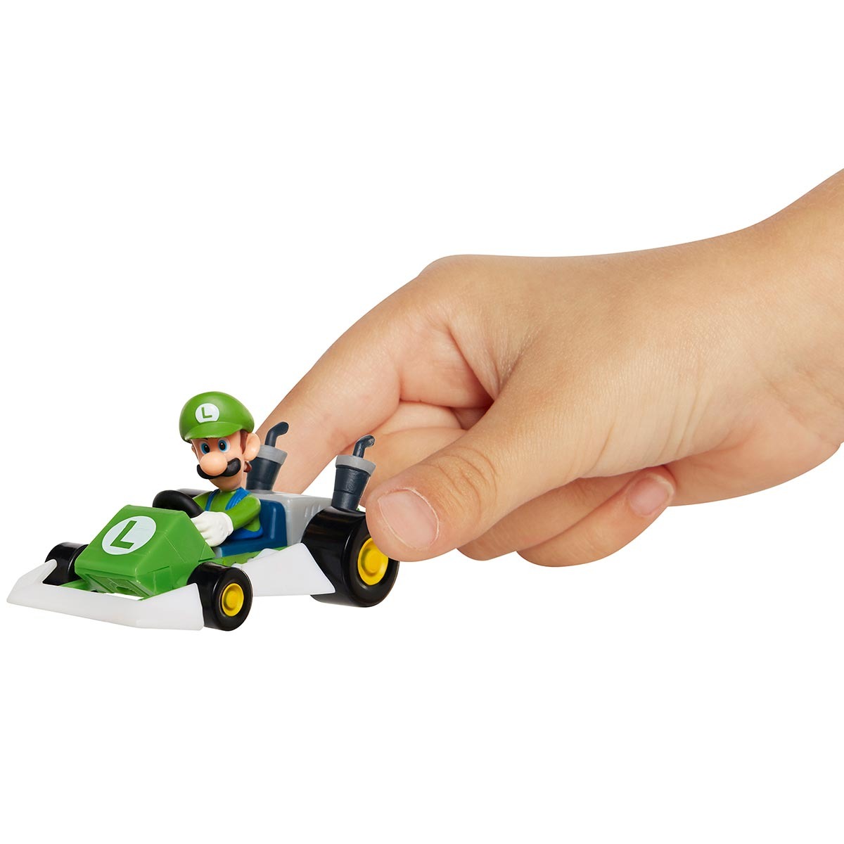 Carrinho do Luigi de 4cm - Mariokart