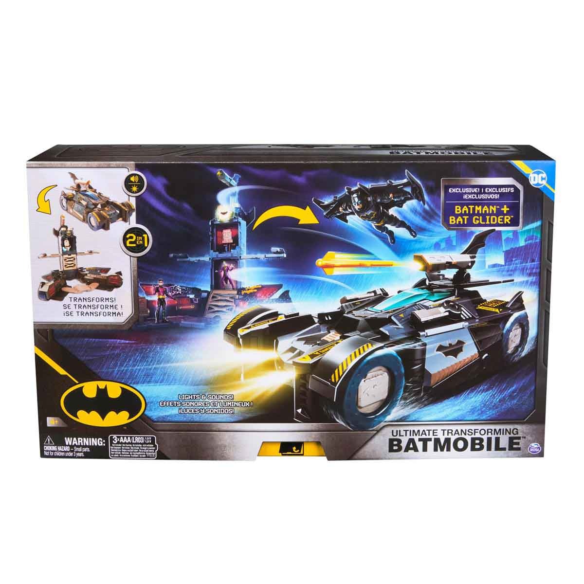 Playset Batmóvel Transformável 2 Em 1 Com Boneco - Batman Playset Batmóvel Transformável 2 Em 1 Com Boneco - Batman