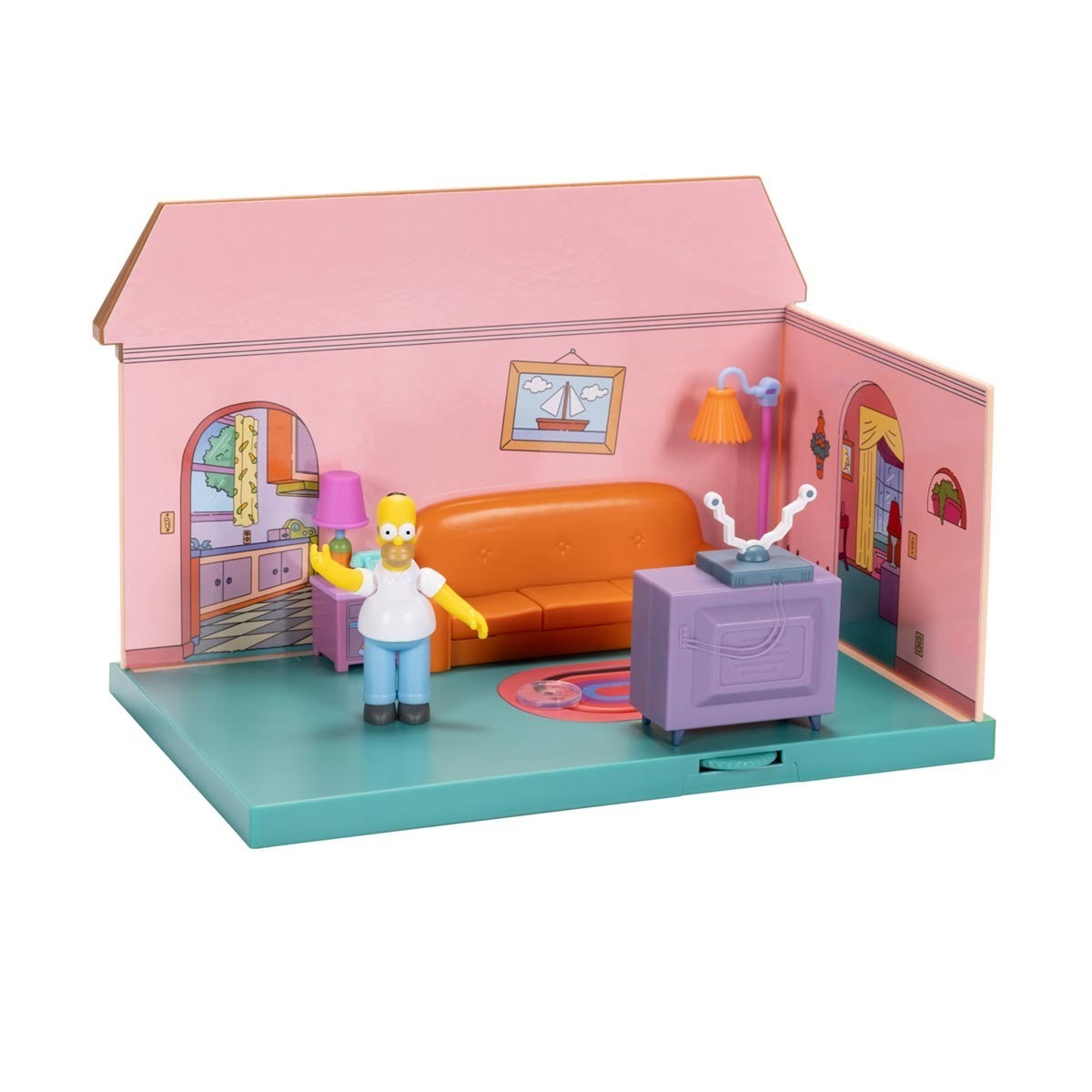 Playset Sala De Estar Com Boneco Homer - Os Simpsons