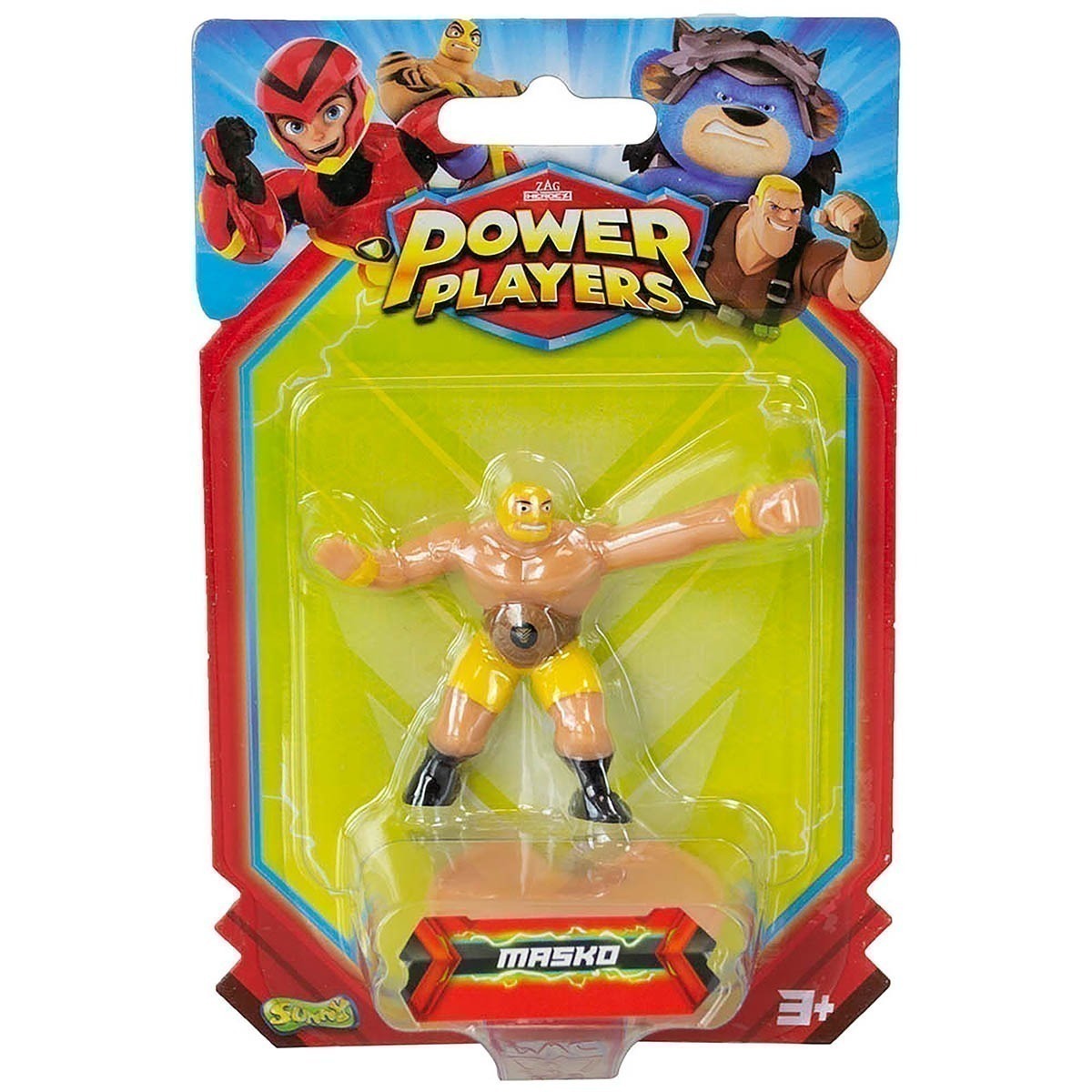 Power Players - Minifigura 5 Cm - Masko Power Players - Minifigura 5 Cm - Masko