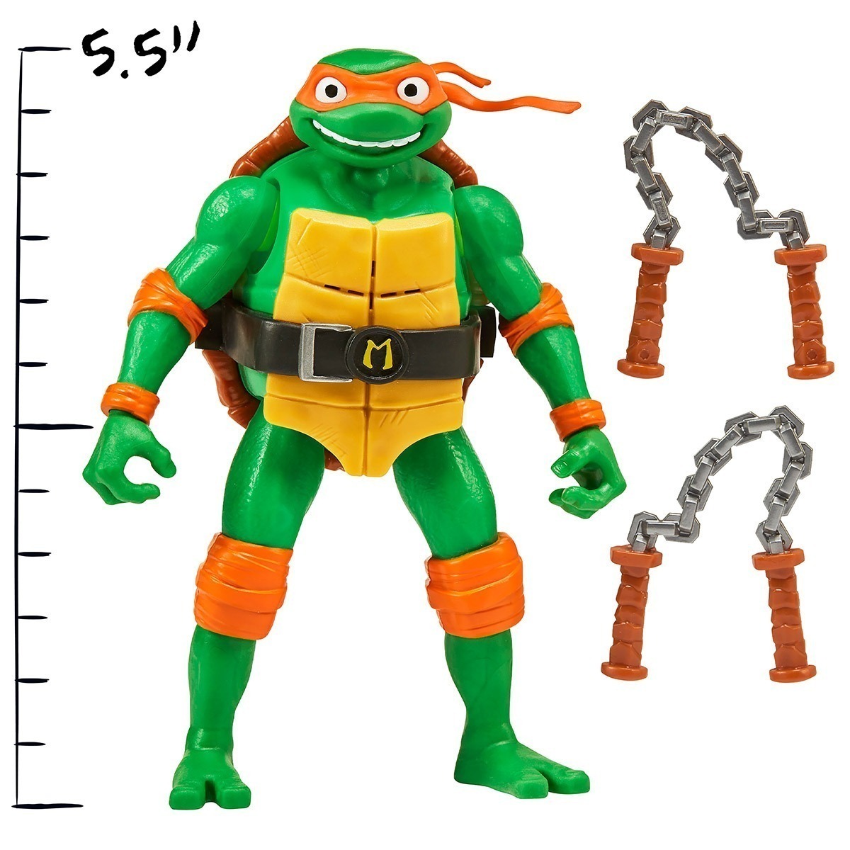 As Tartarugas Ninja - Boneco Deluxe Michelangelo De 14Cm