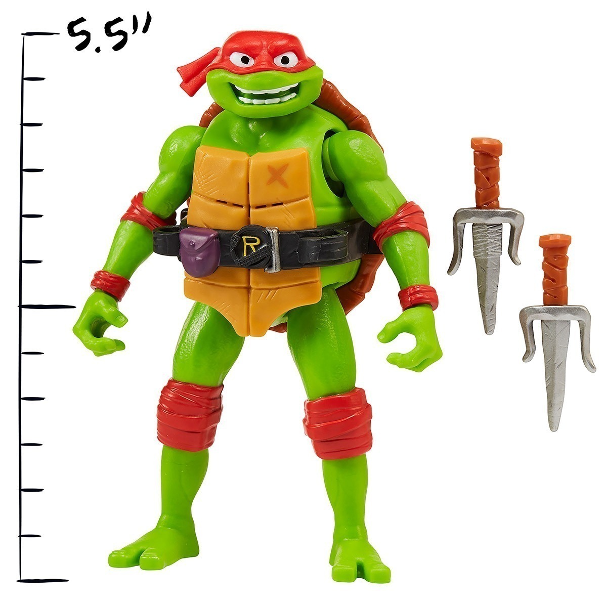 As Tartarugas Ninja - Boneco Deluxe Raphael De 14Cm