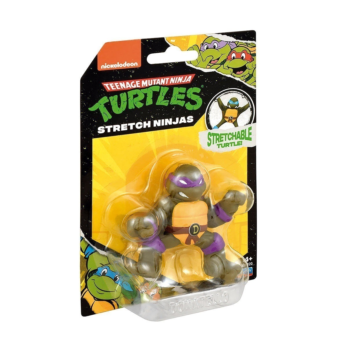 As Tartarugas Ninja - Mini Boneco Elastico Donatello De 6Cm