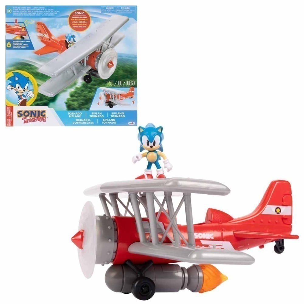 Aviao Tornado Do Sonic Com Boneco - Sonic Aviao Tornado Do Sonic Com Boneco - Sonic