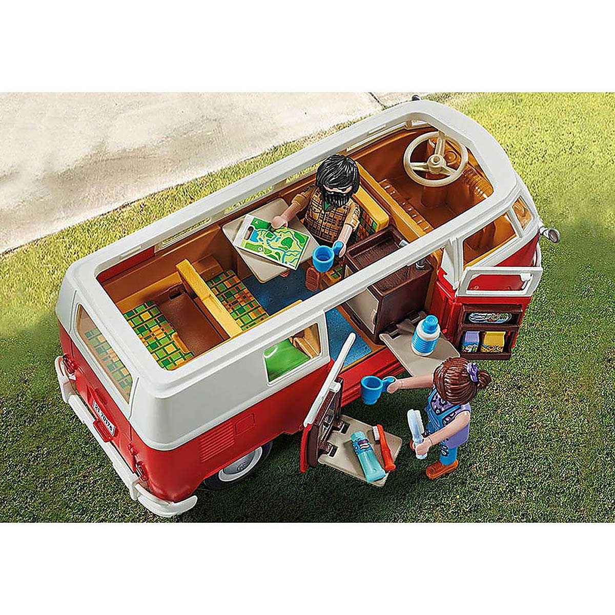Playmobil - Kombi Com Bagageiro - Volkswagen - 70176
