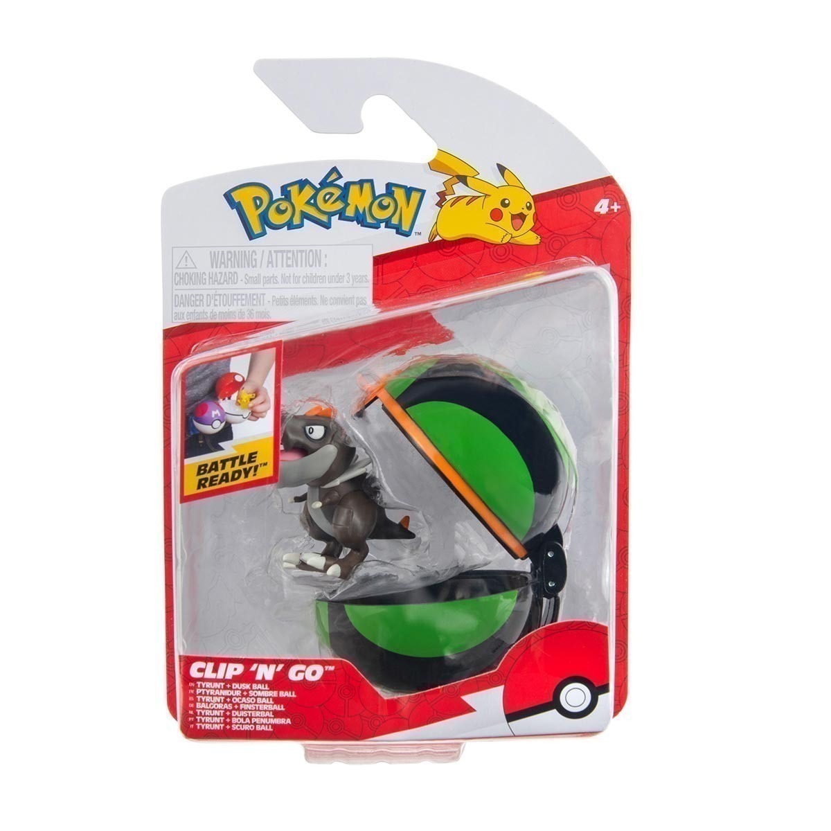 Boneco Tyrunt Com Dusk Ball - Pokémon Boneco Tyrunt Com Dusk Ball - Pokémon