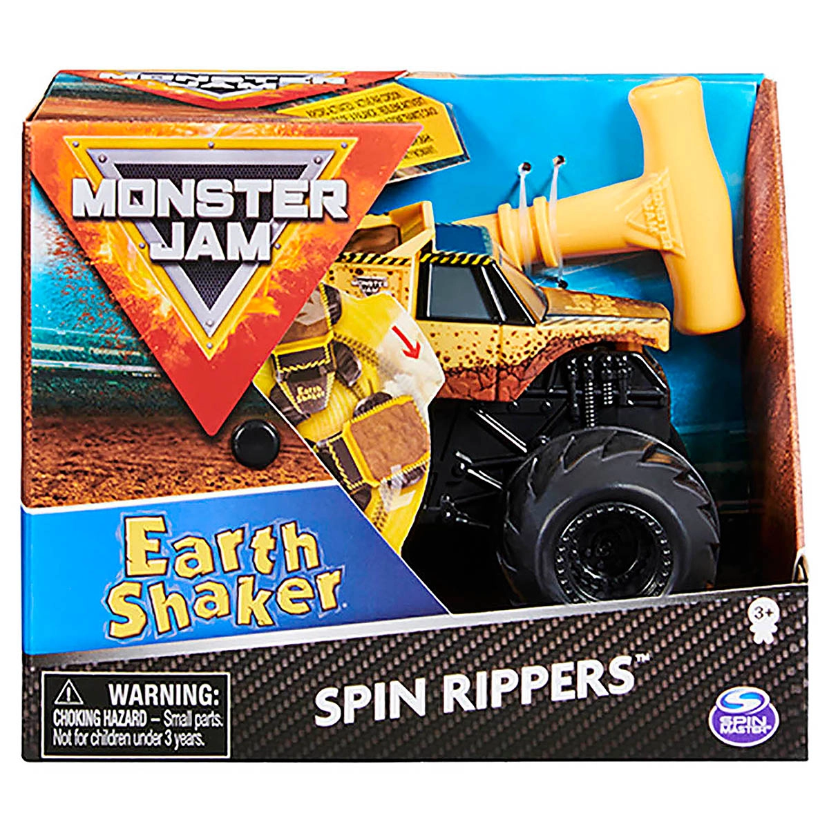 Monster Jam - Esc 1:43 - Veículo Spin Rippers Earth Shaker
