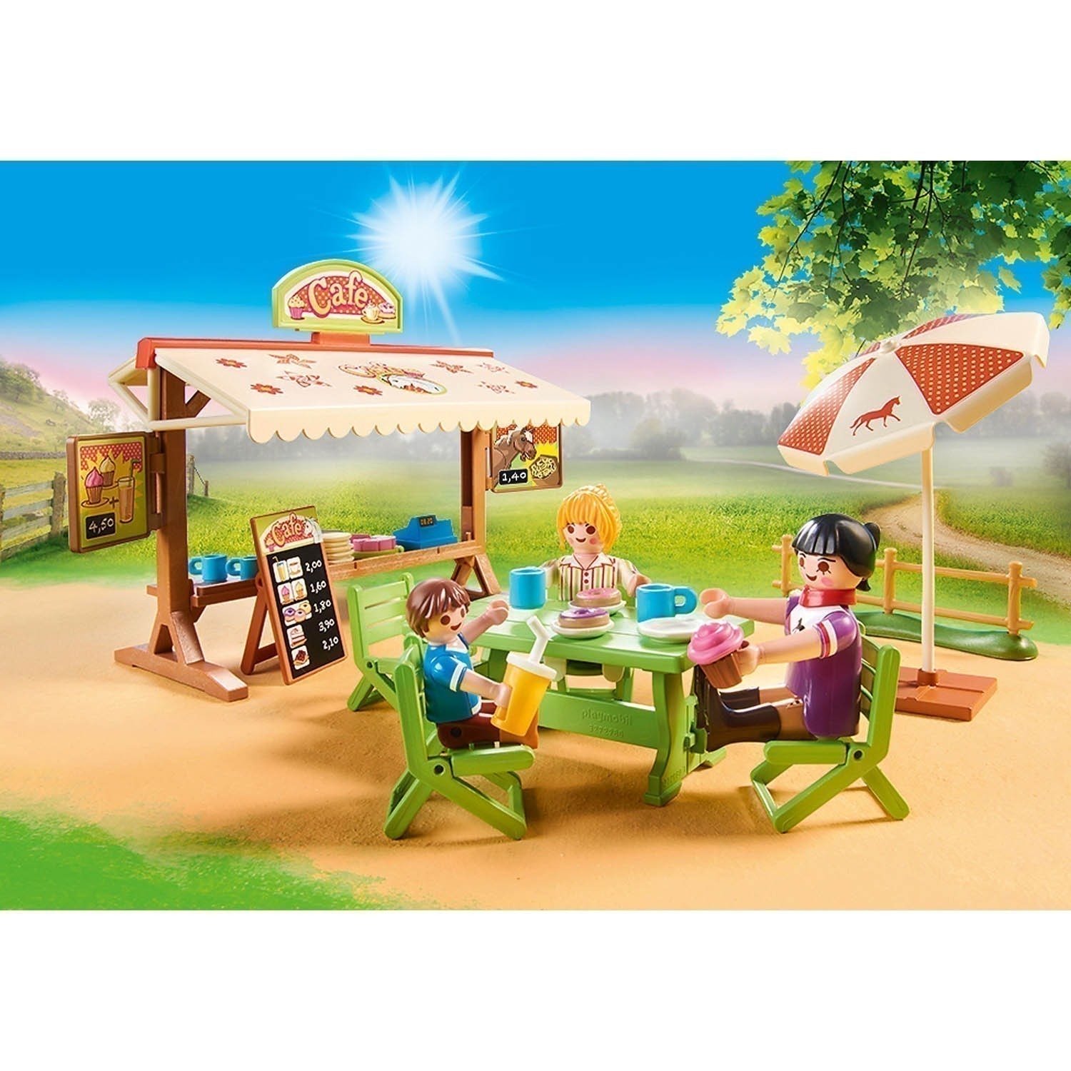 Playmobil - Café Pátio Dos Pôneis - Country - 70519