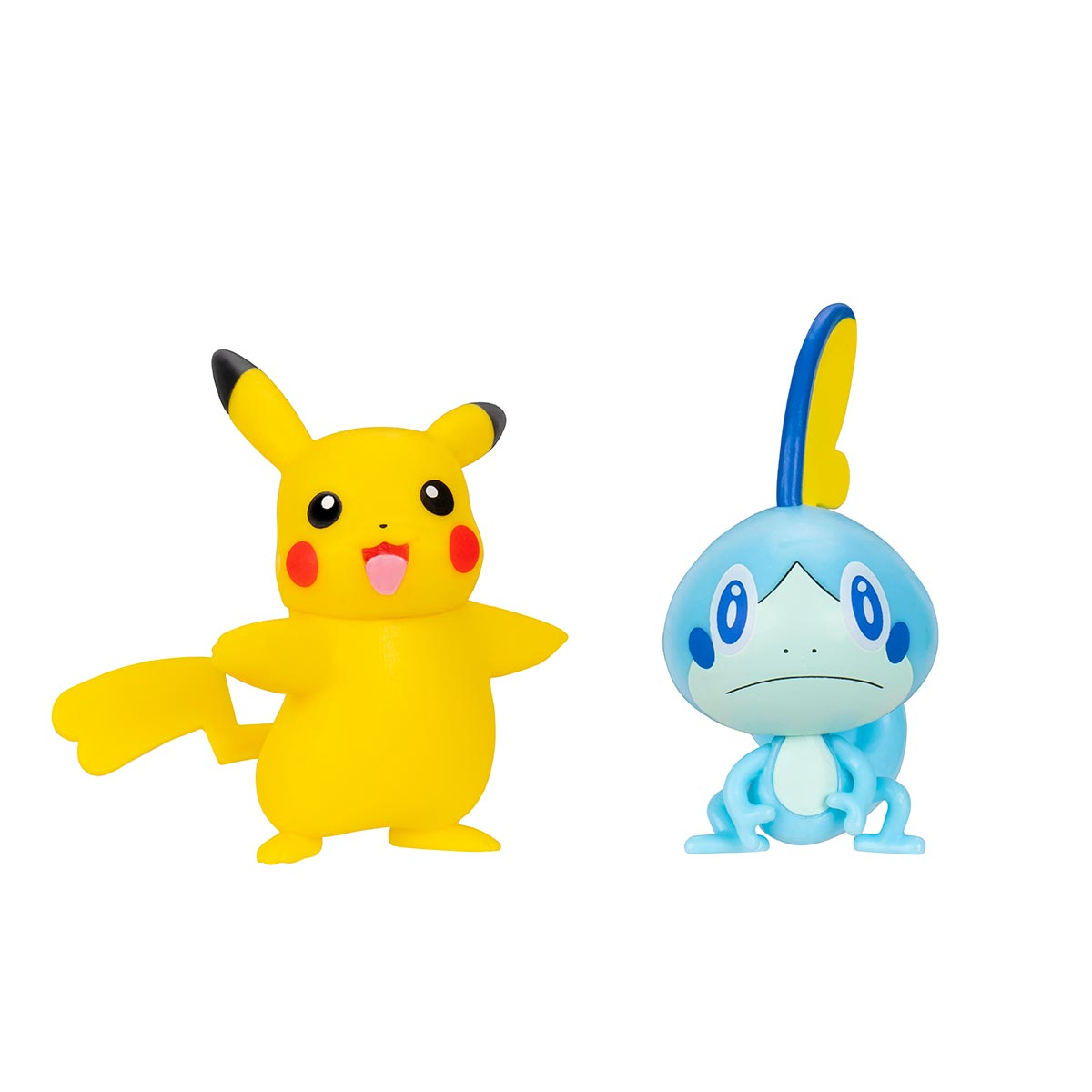 2 Bonecos De Batalha Pikachu + Sobble - Pokémon