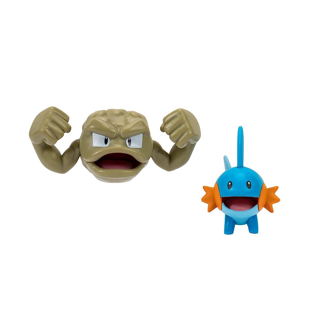 Pokémon - 2 Figuras De Ação Mudkip E Geodude - Sunny Pokémon - 2 Figuras De Ação Mudkip E Geodude - Sunny