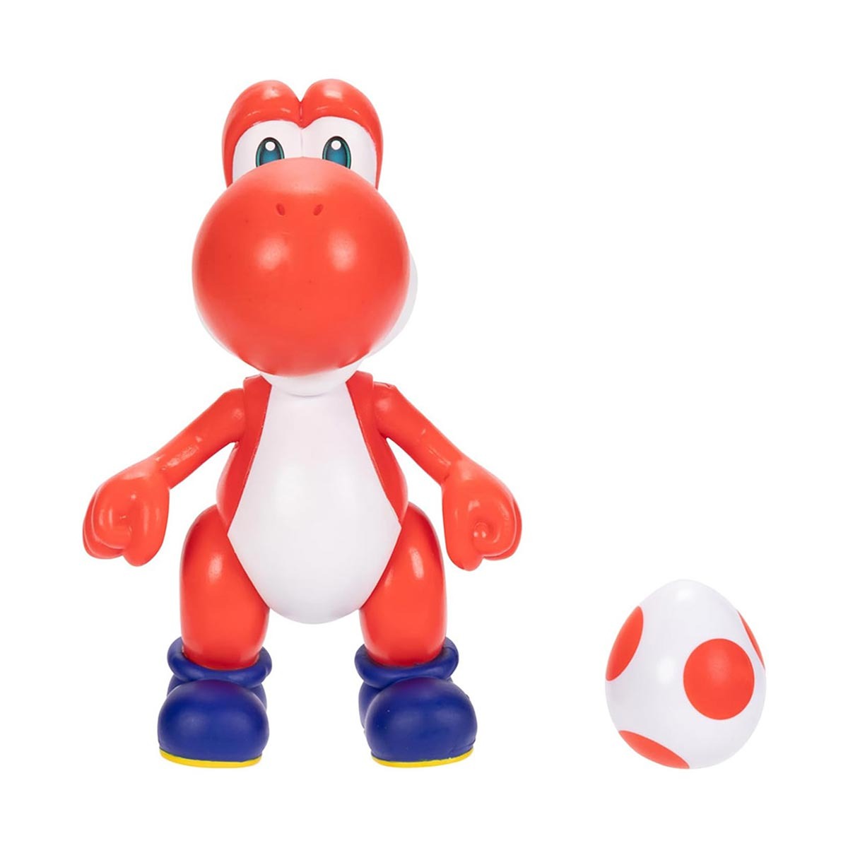 Super Mario - Boneco Yoshi Vermelho 6Cm Com Ovo - Sunny