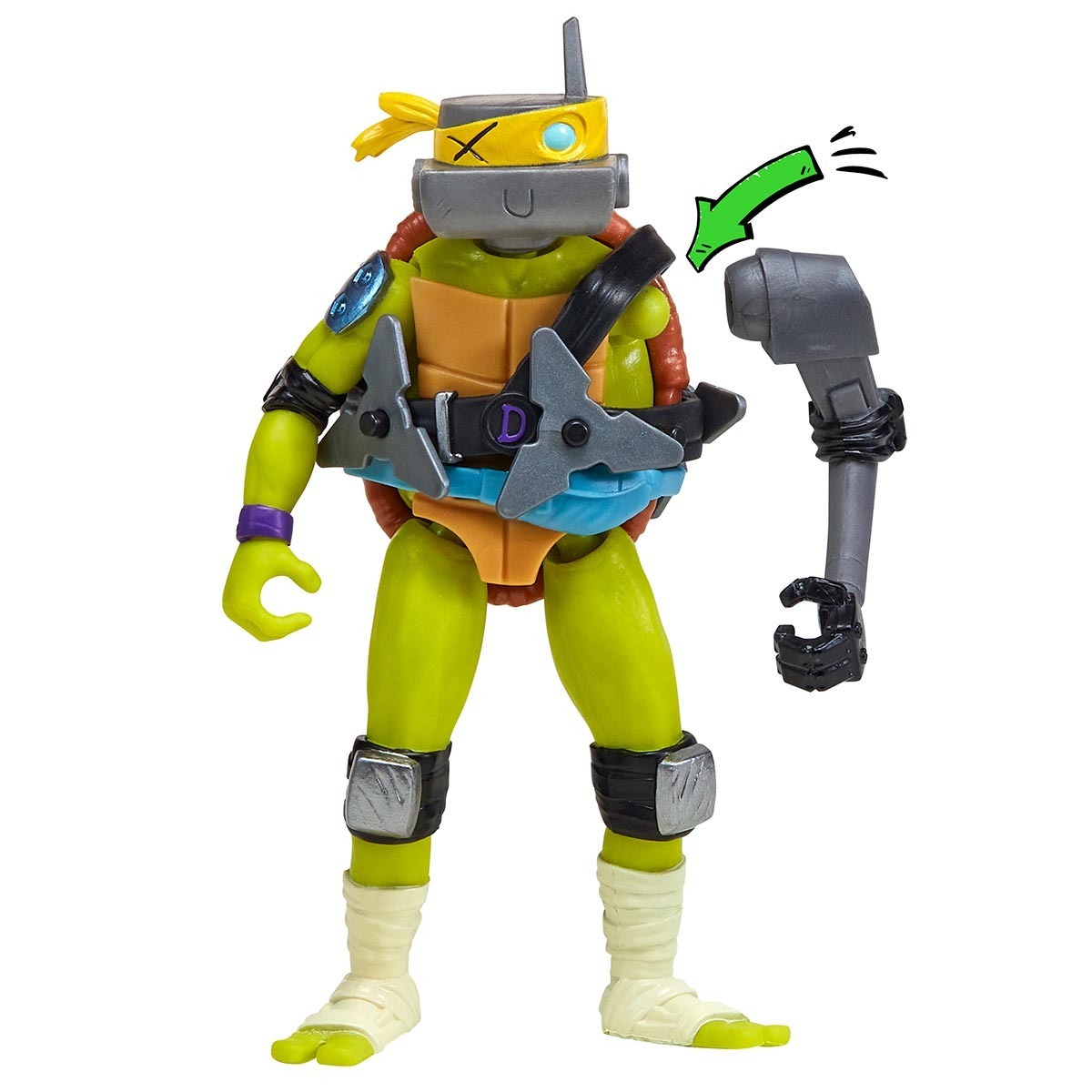 Boneco Donatello de 10cm Mix 'N Match - As Tartarugas Ninja