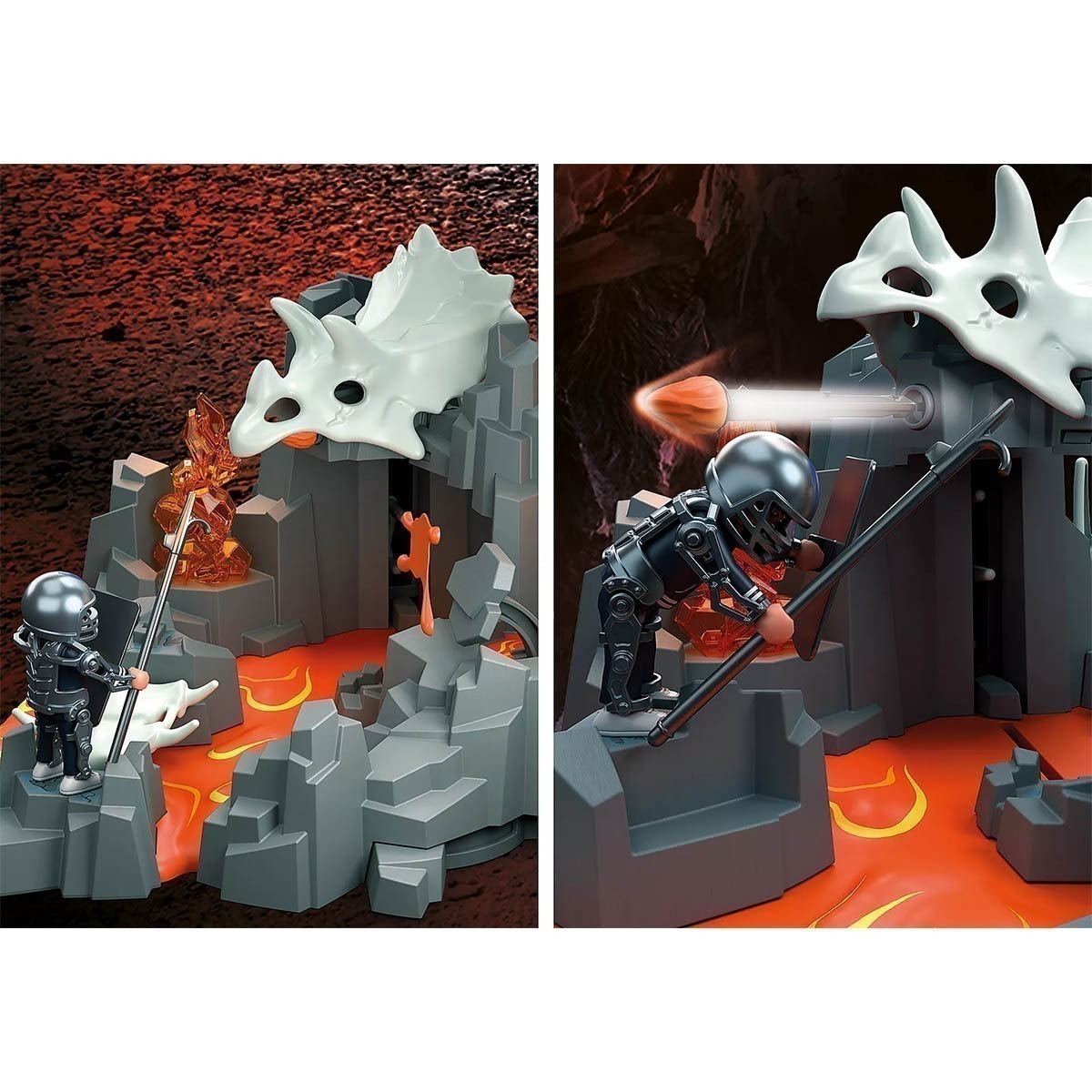 Playmobil - Guardião Da Mina De Lava - Dino Rise - 70926