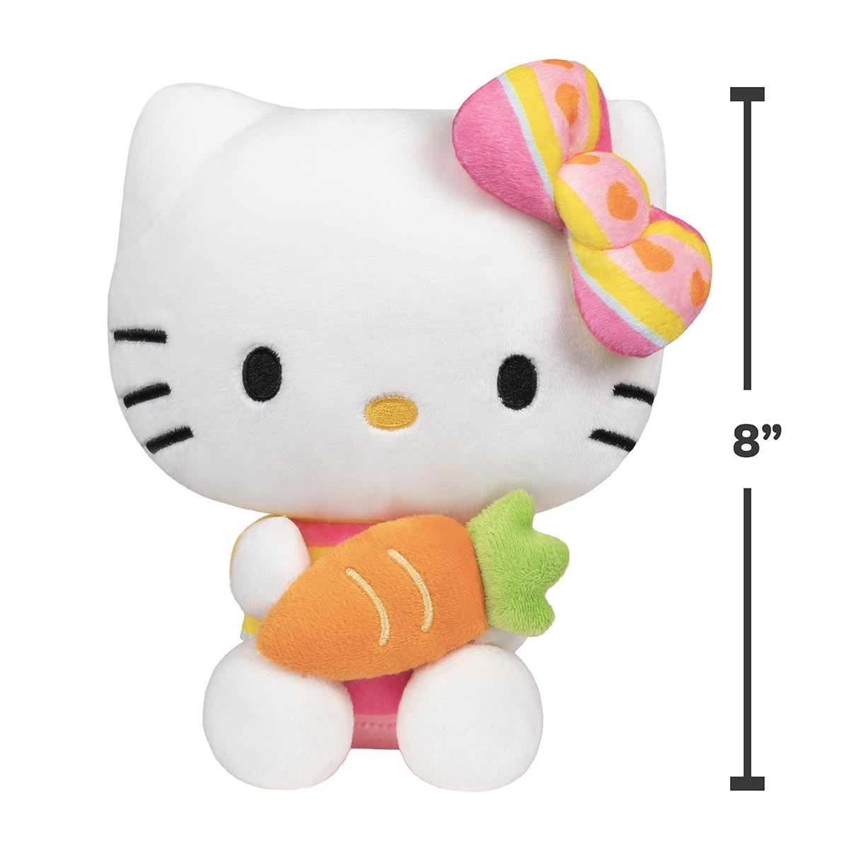 Pelucia Hello Kitty (Cenoura) de 20Cm - Hello Kitty Pascoa