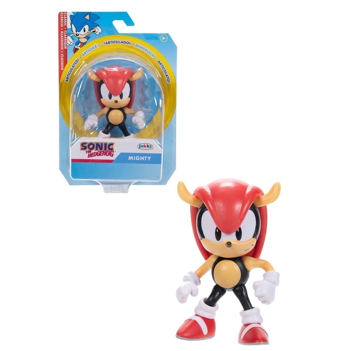 Boneco Mighty Clássico de 6cm - Sonic