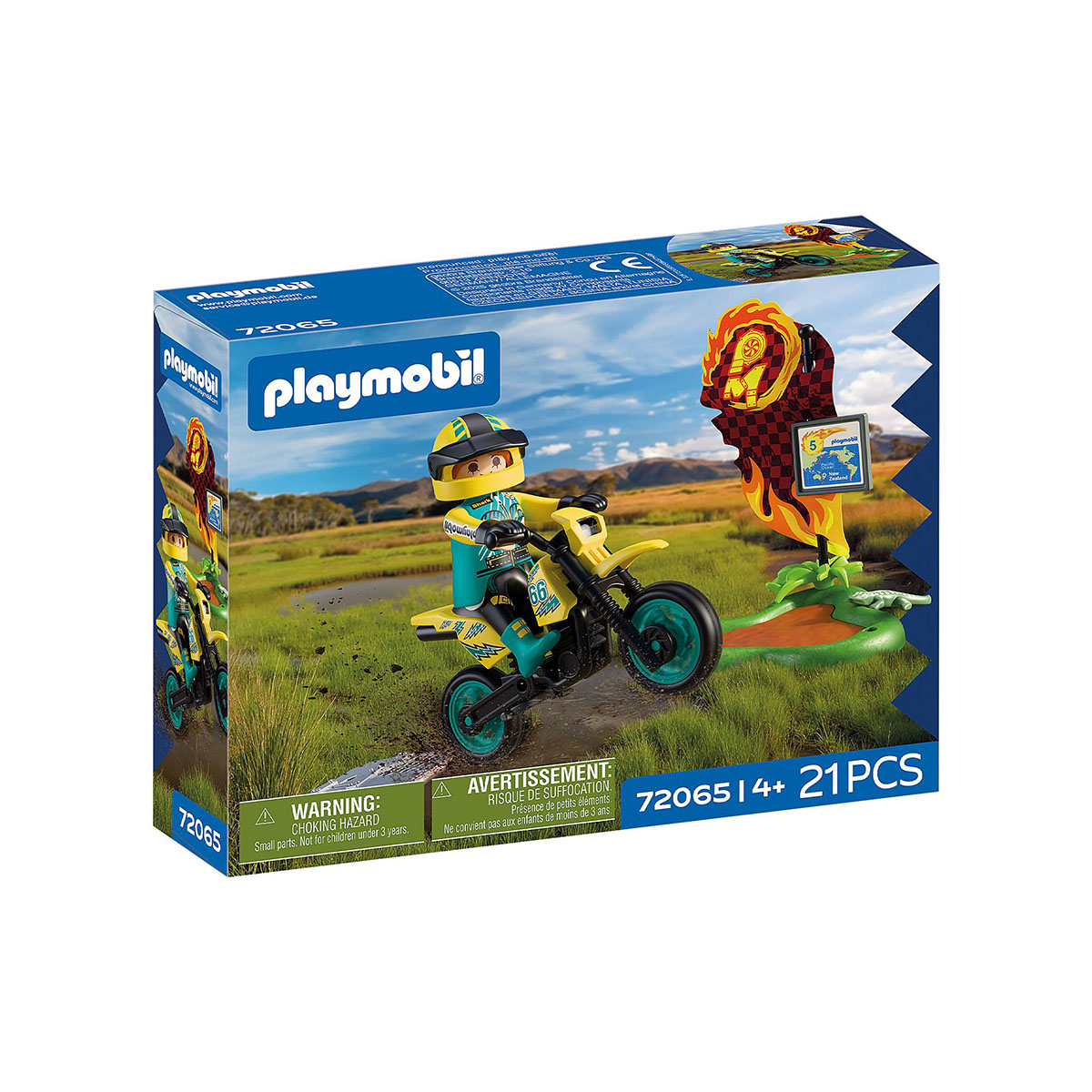 Moto Off-Road - Playmobil Cars 72065