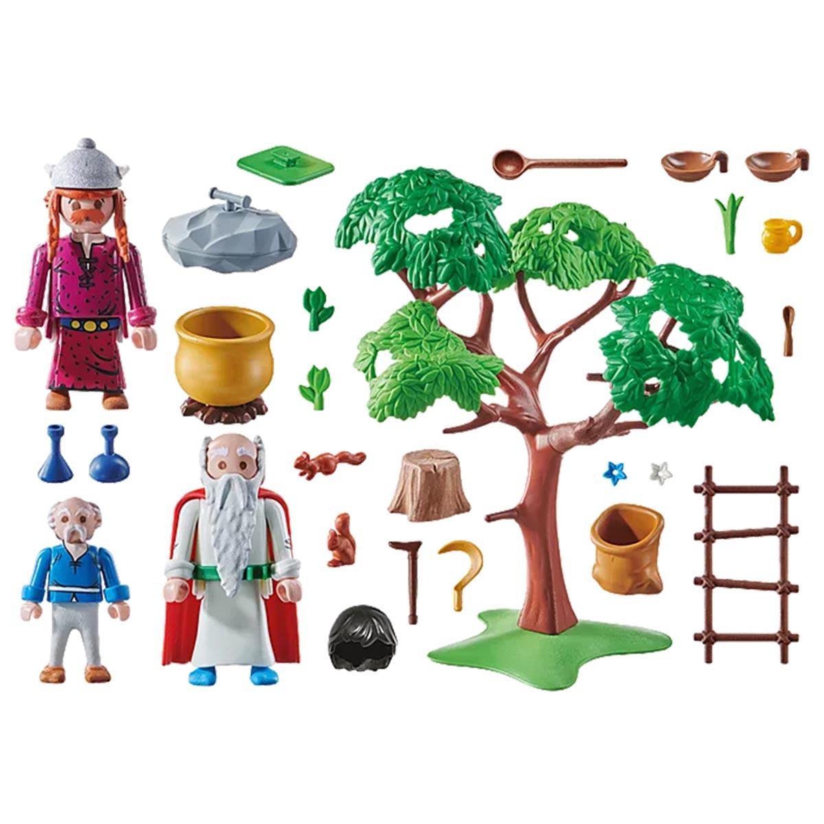 Playmobil - Getafix Com O Caldeirão Da Poção Mágica - Asterix - 70933