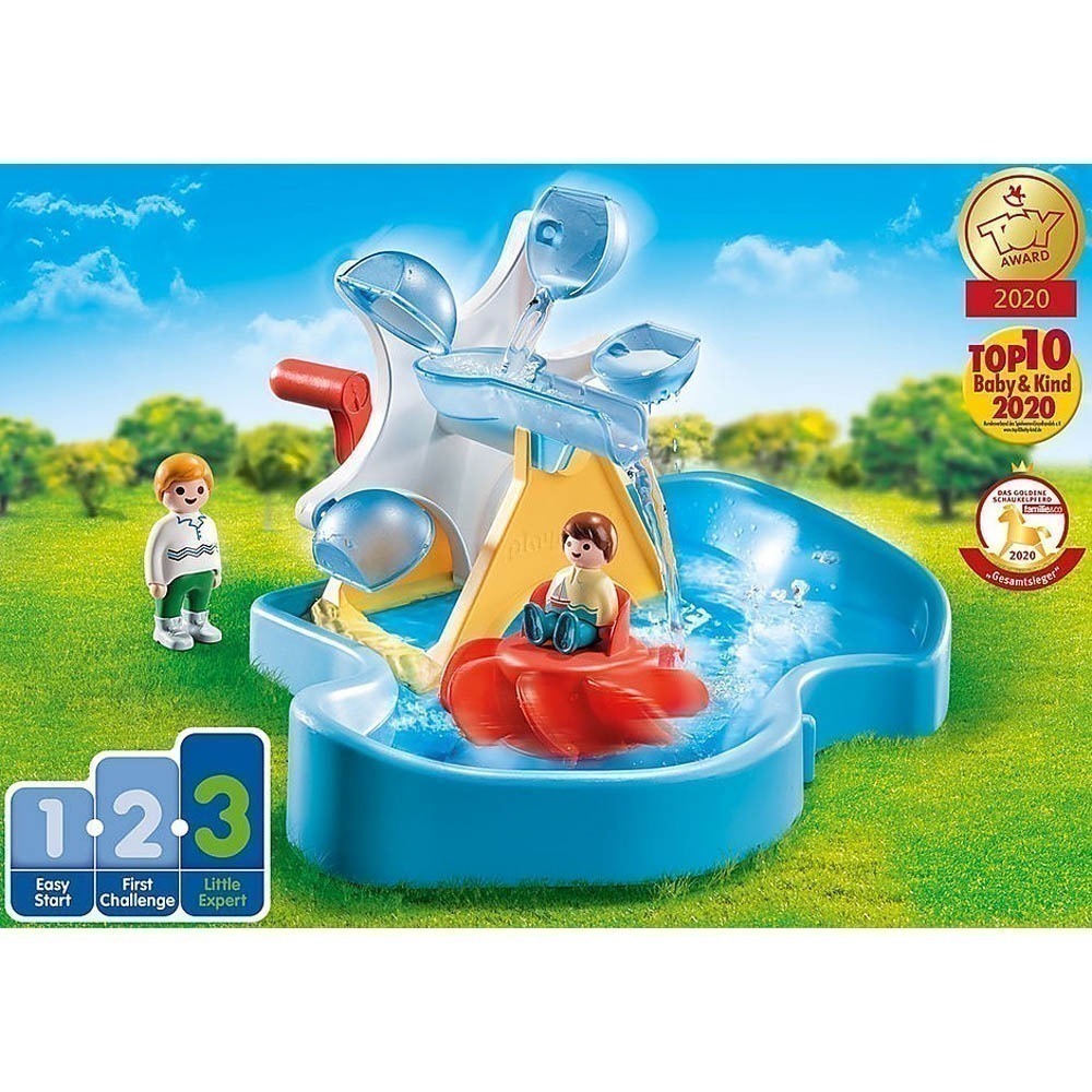 Playmobil - Carrossel Roda D'Àgua - 1.2.3 - 70268