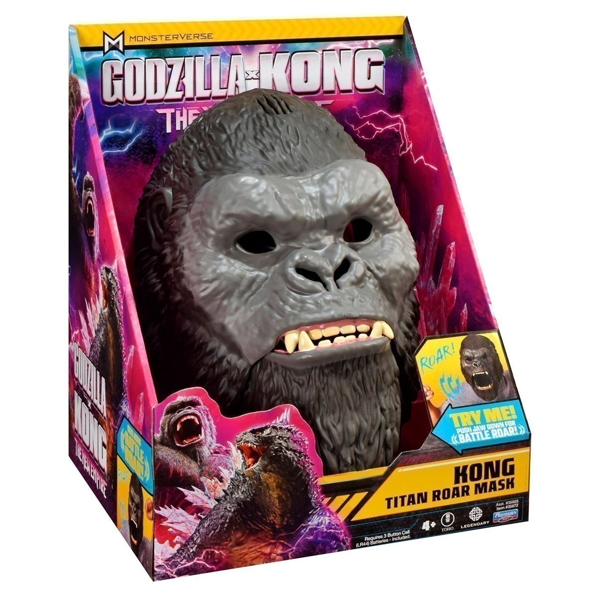 Máscara Interativa Do Kong Com Som - Godzilla Novo Império