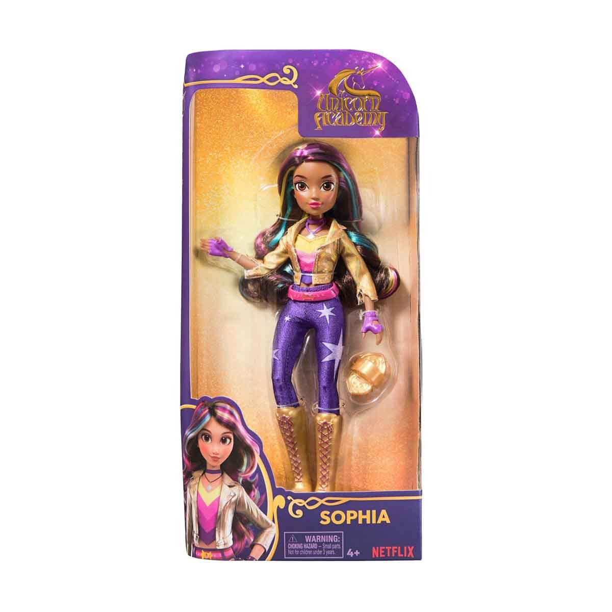 Boneca Articulada Sophia De 24Cm - Academia Unicornio