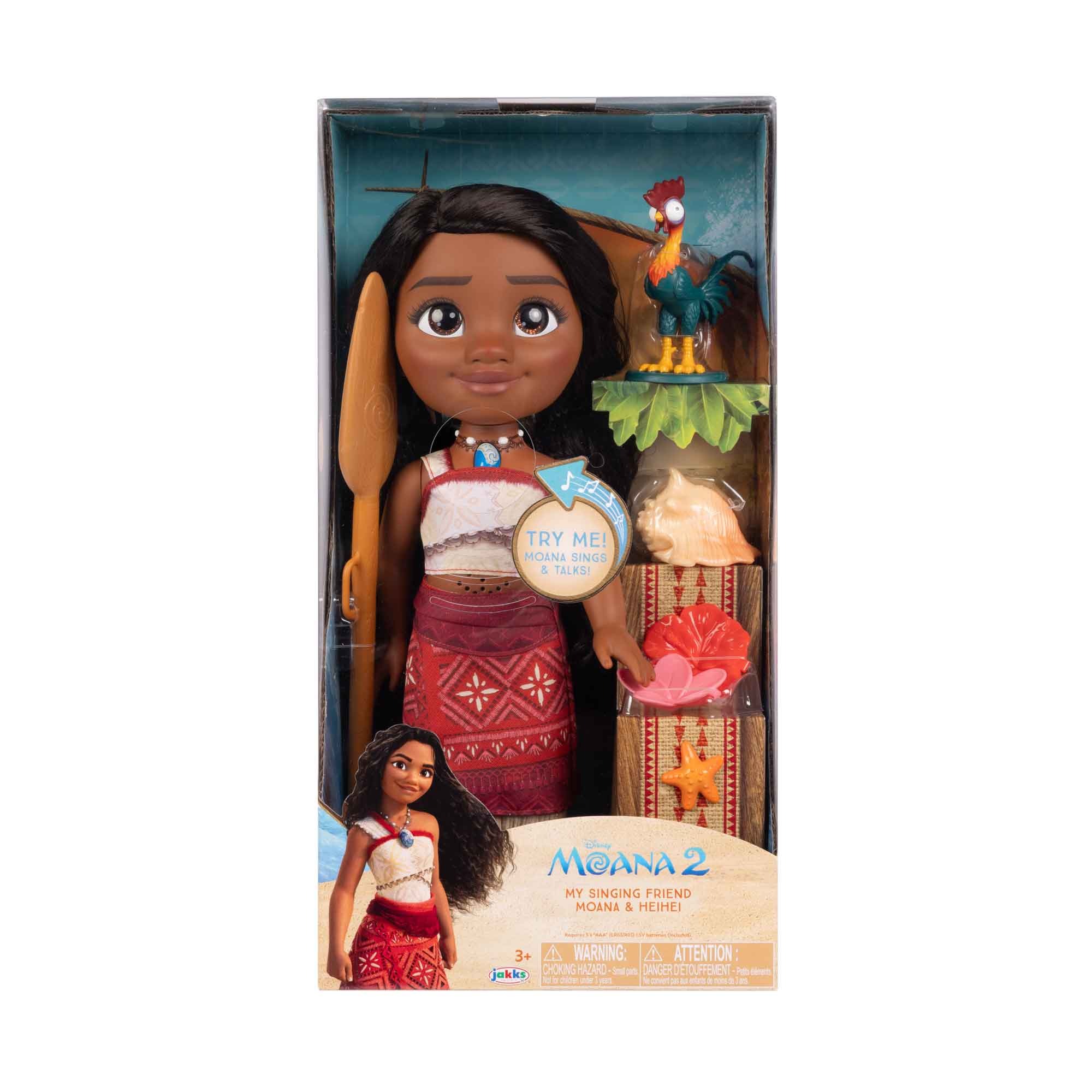 Boneca Deluxe Moana Com Som E Acessorios - Moana 2