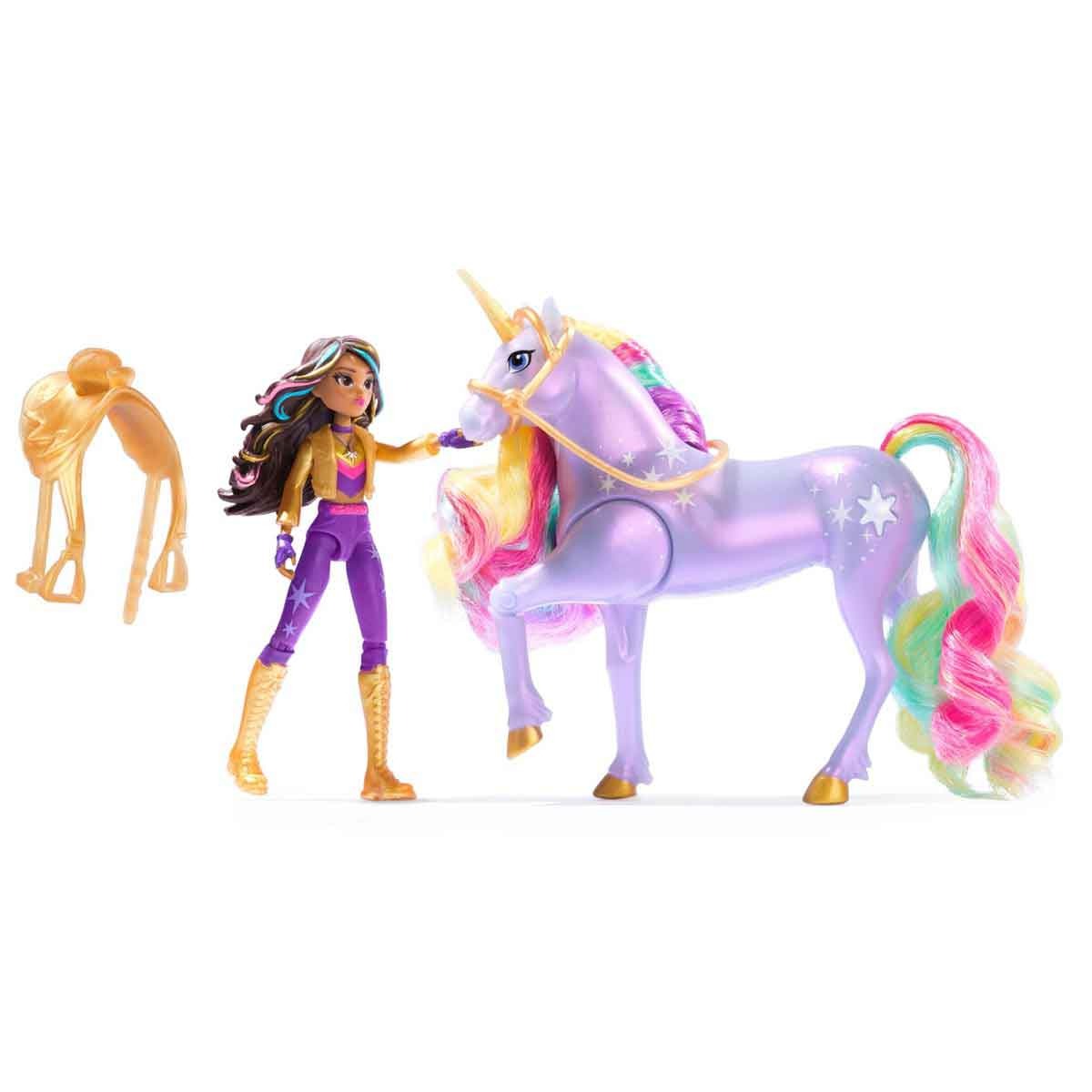 Boneca Sophia, Unicornio Wildstar Com Luz Academia Unicornio