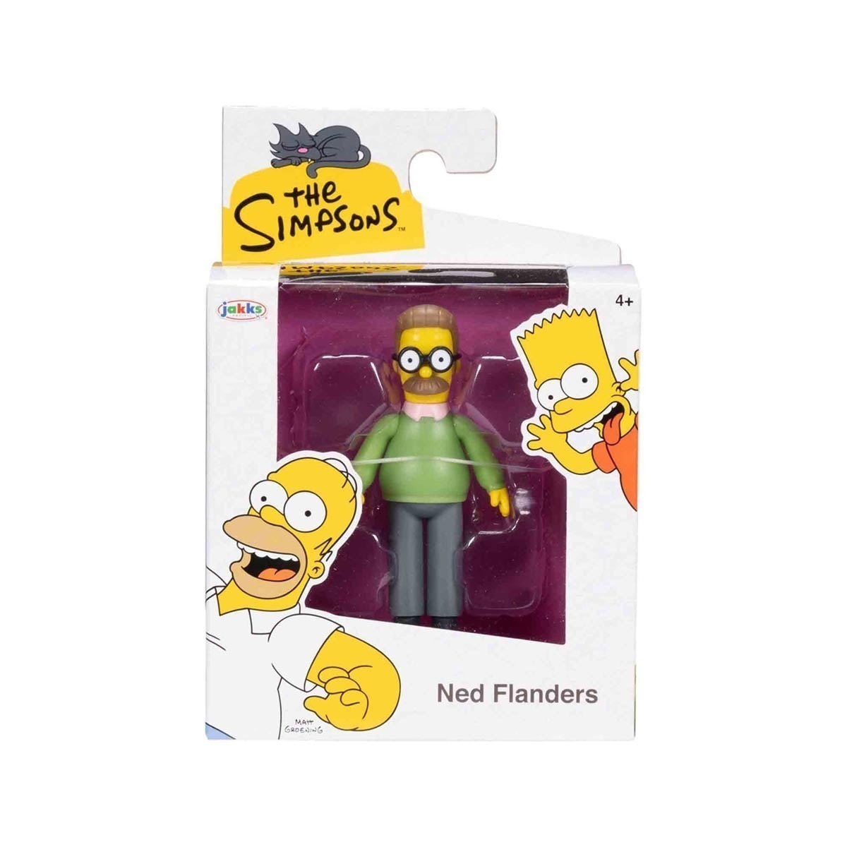 Boneco Articulado Ned Flanders De 7Cm - Os Simpsons