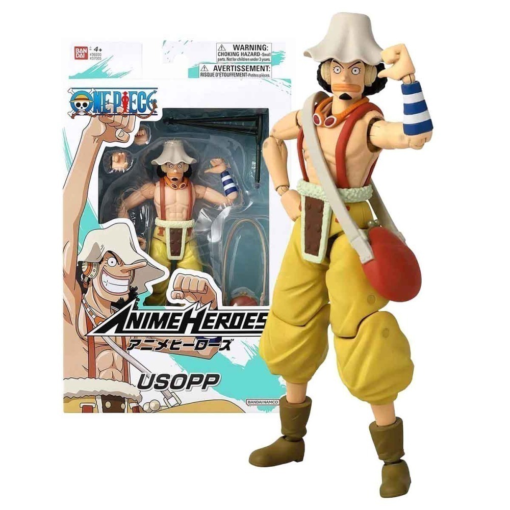 Boneco Articulado Usopp De 16Cm Colecionável - One Piece Boneco Articulado Usopp De 16Cm Colecionável - One Piece