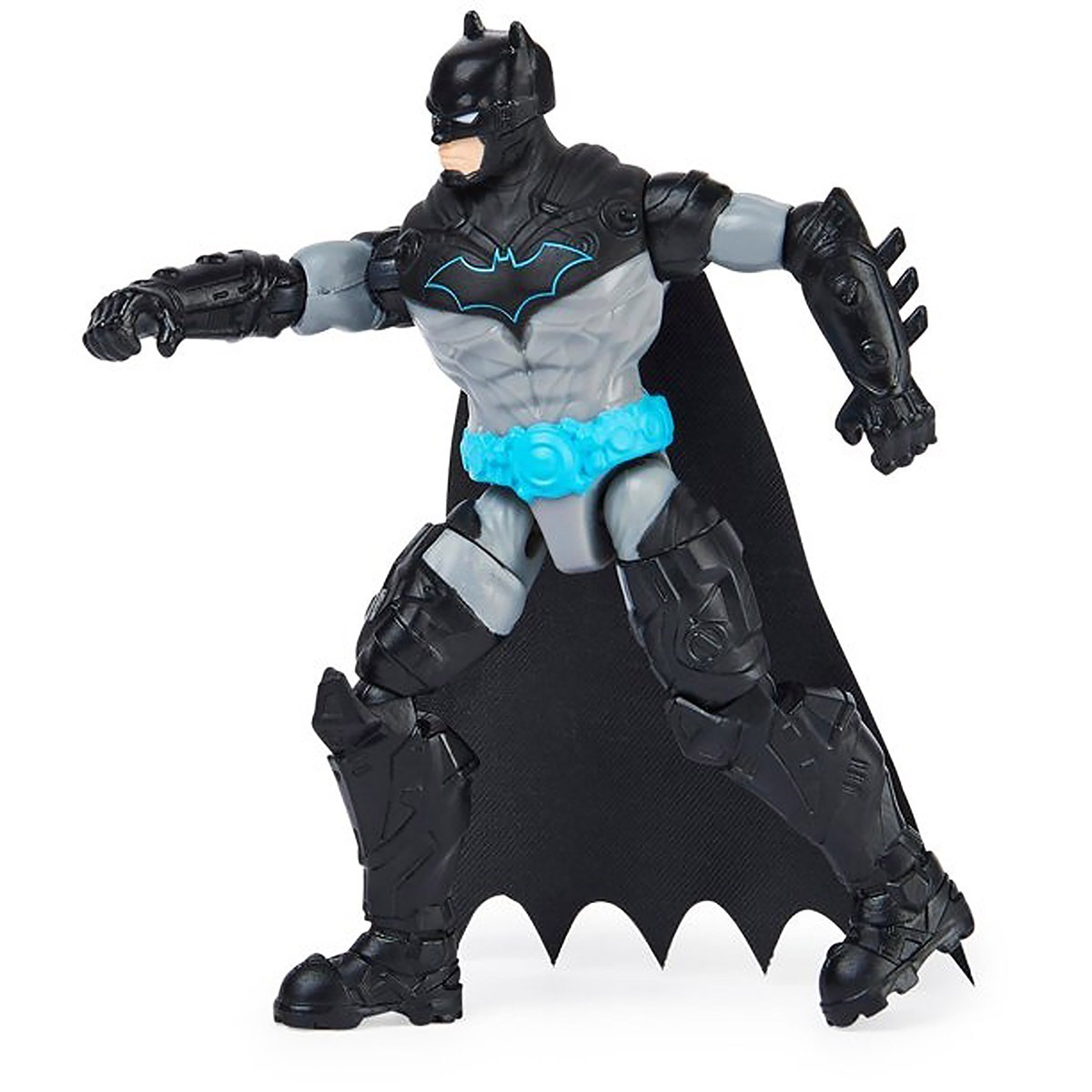 Boneco Batman Bat-Tech Preto - 10Cm Colecionavel