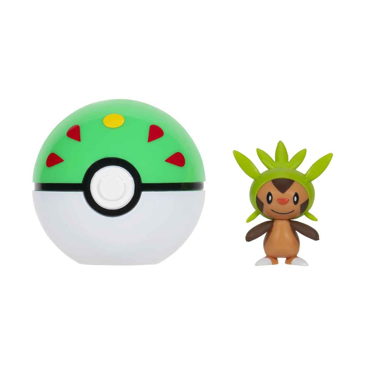 Boneco Chespin Com Friend Ball - Pokemon