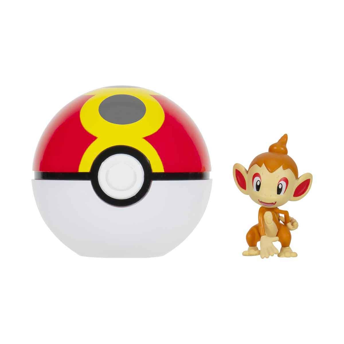 Boneco Chimchar Com Repeat Ball - Pokemon Boneco Chimchar Com Repeat Ball - Pokemon