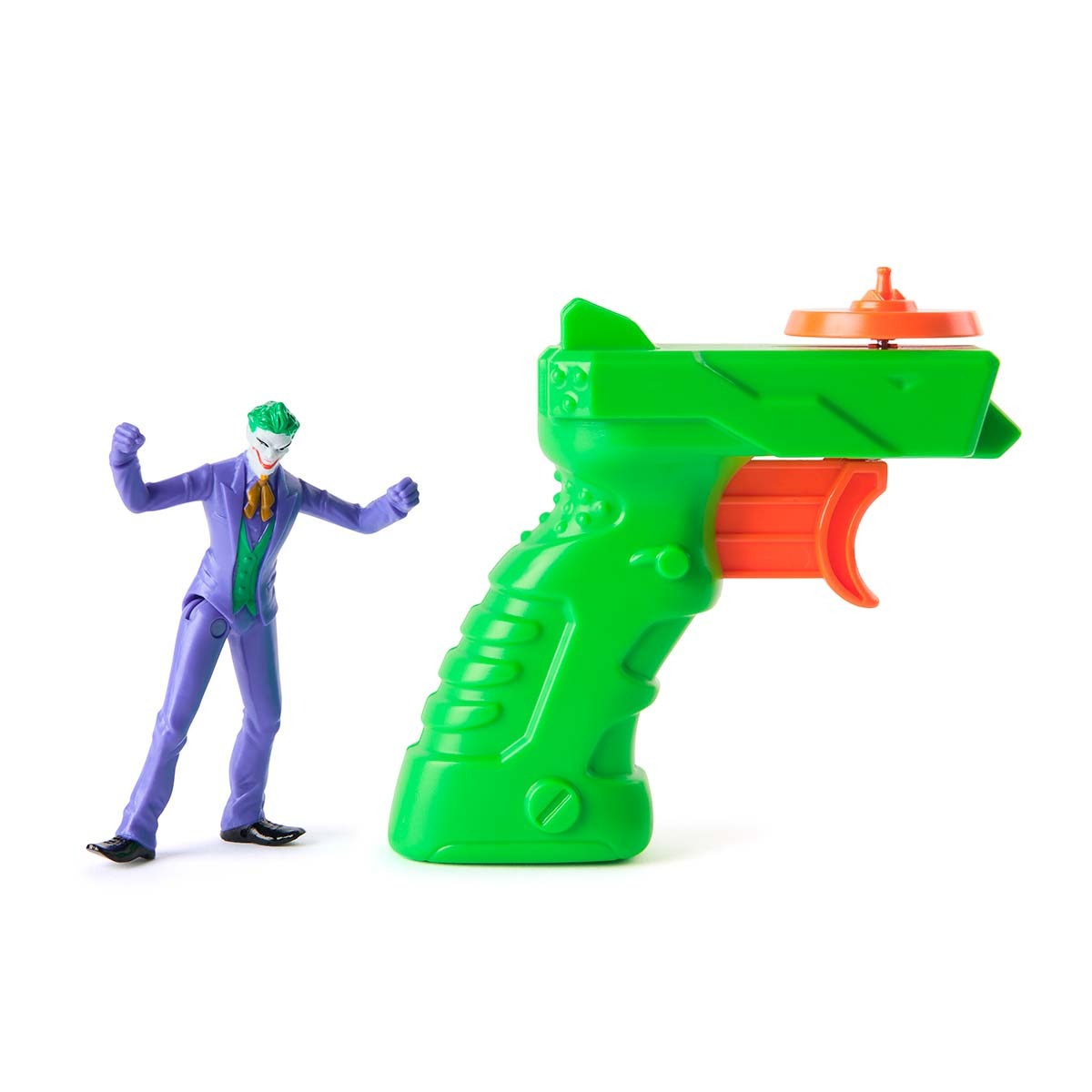 Boneco Coringa De 9Cm Ataque Giratorio - Batman