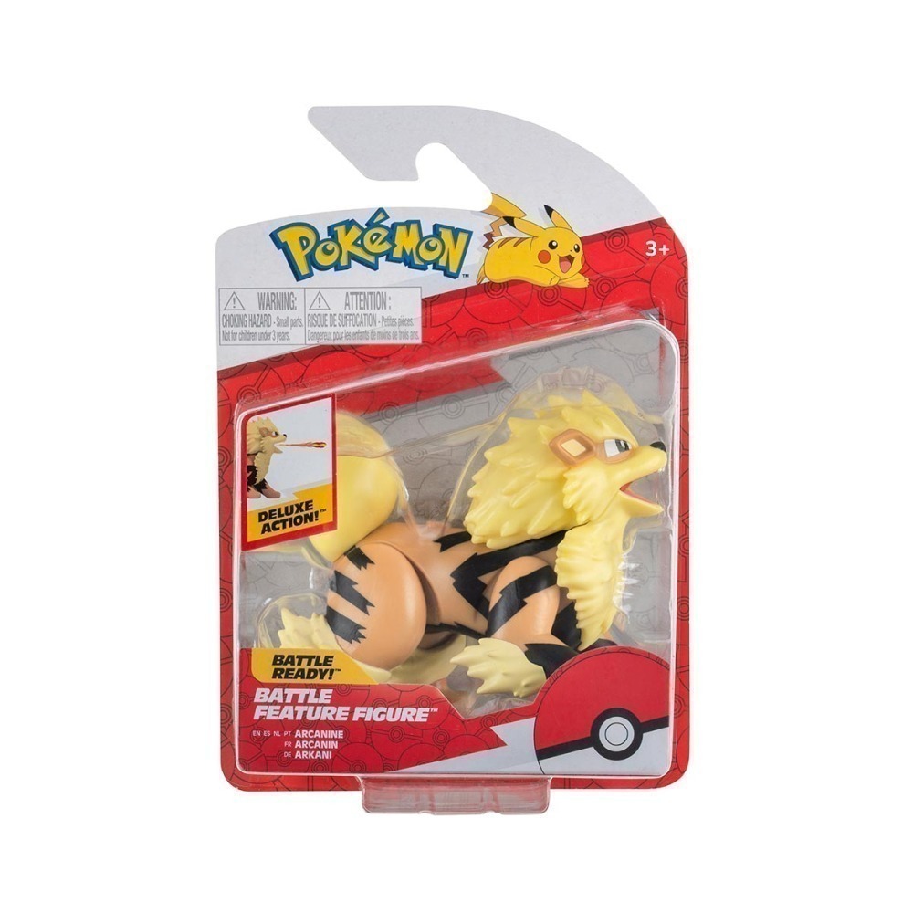 Boneco de Batalha Arcanine de 9cm - Pokemon Boneco de Batalha Arcanine de 9cm - Pokemon