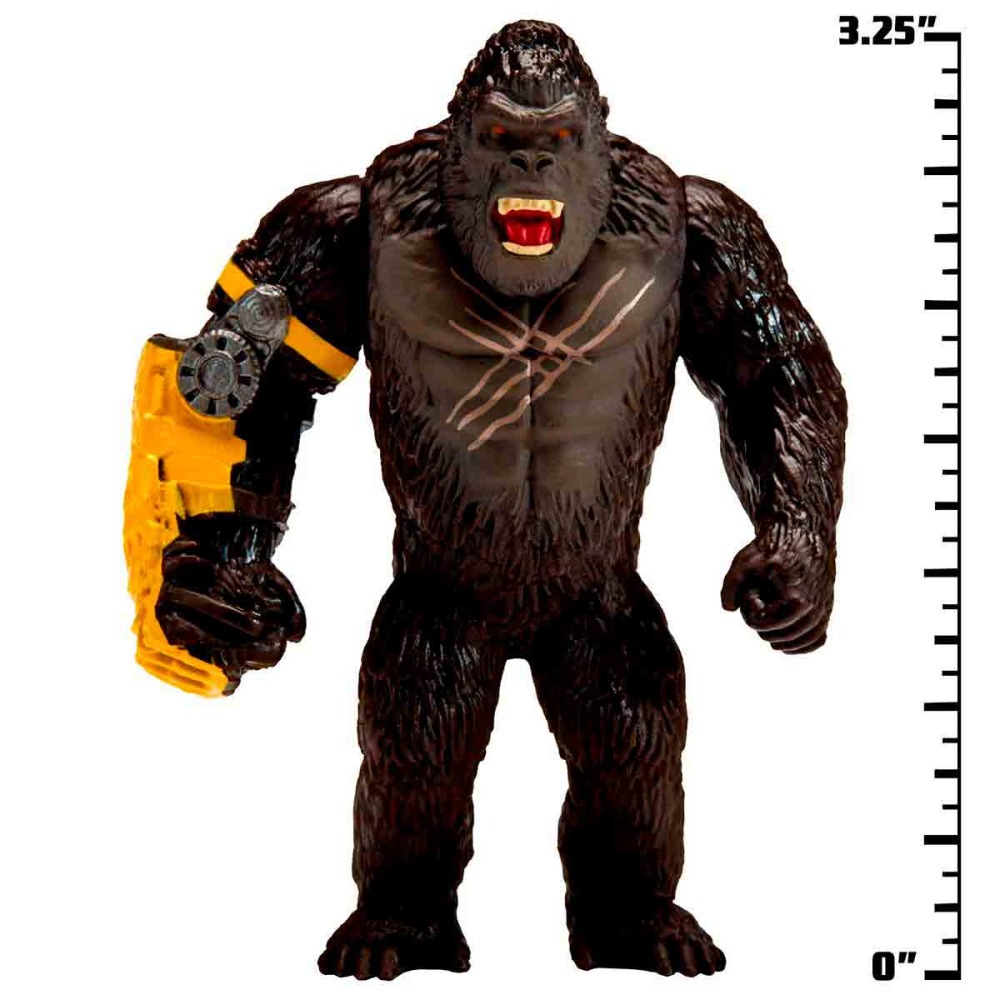 Boneco Kong Com Luva B.E.A.S.T. De 7 Cm - Godzilla Vs Kong Boneco Kong Com Luva B.E.A.S.T. De 7 Cm - Godzilla Vs Kong