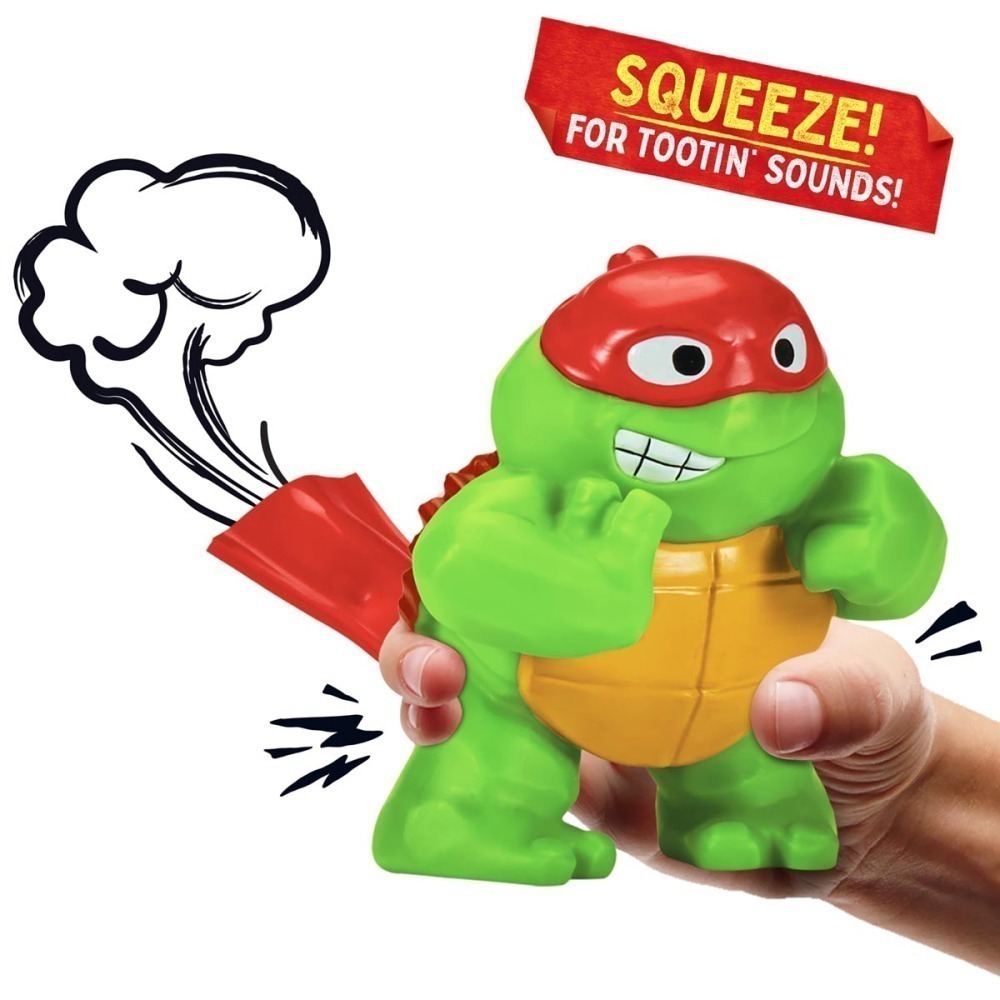 Boneco Raphael Tootin' Turtle Tots - As Tartarugas Ninja