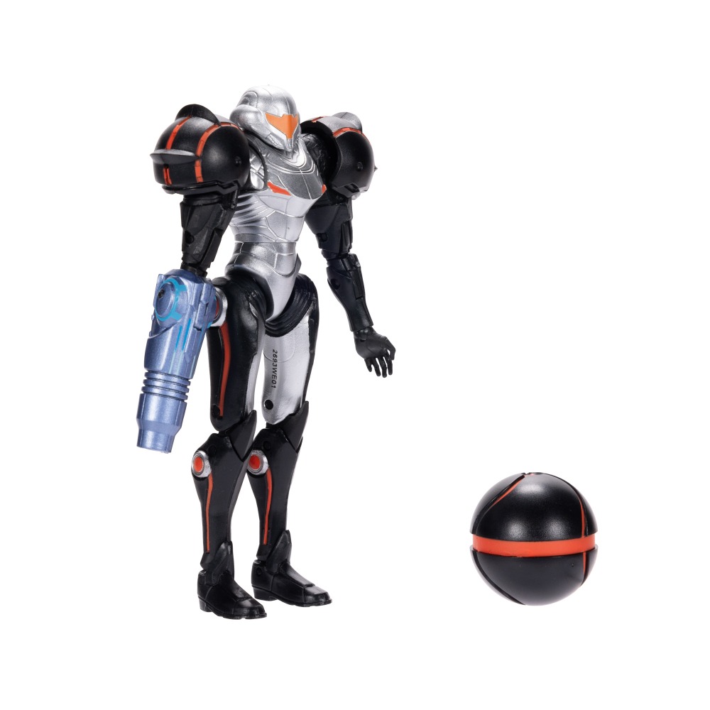Boneco Samus De 12Cm Com Morph Ball - Nintendo